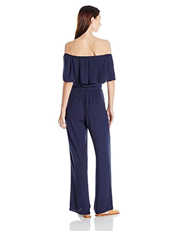 vince camuto off the shoulder jumpsuit