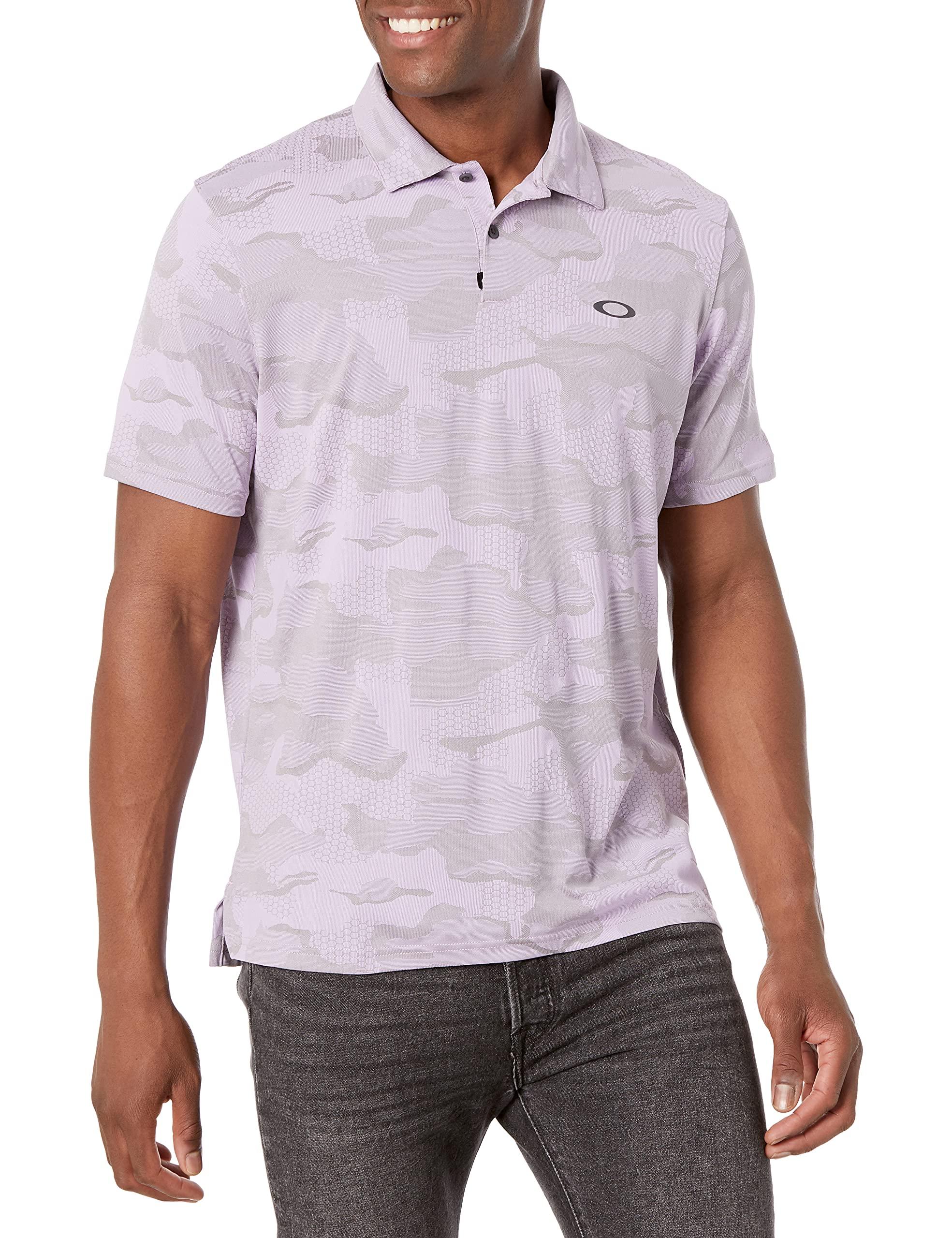 Oakley Jacquard Camo Polo in Purple for Men | Lyst