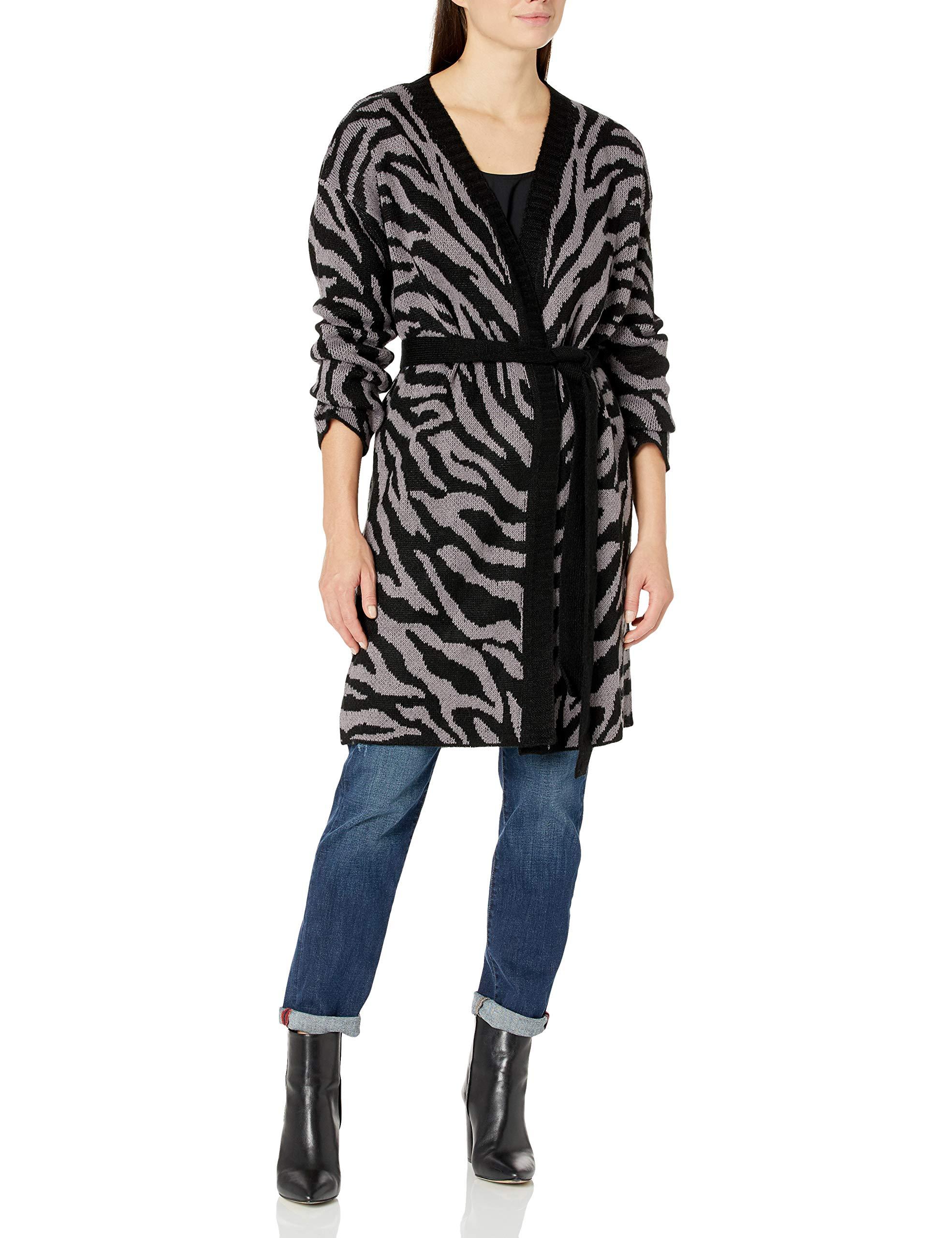 black duster sweater