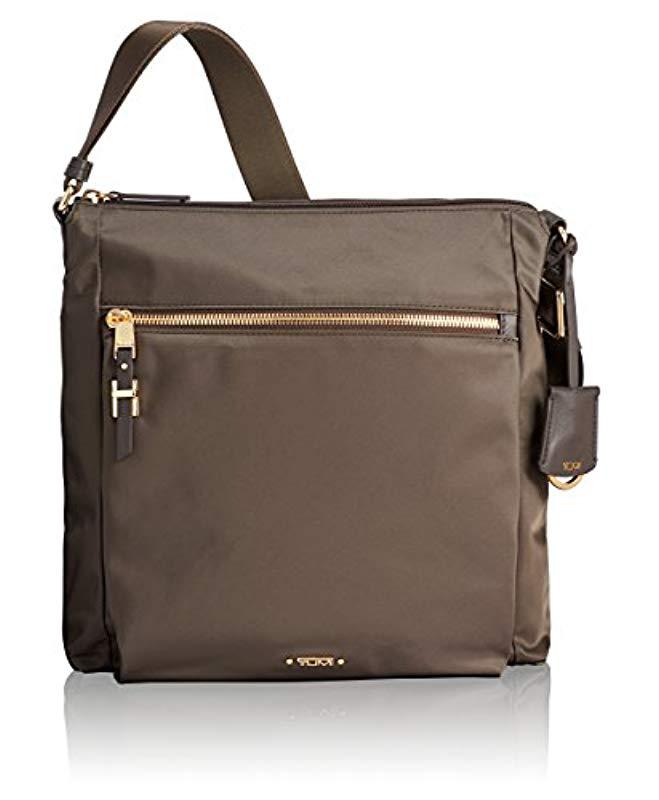 Tumi Voyageur - Canton Nylon Crossbody Bag in Brown | Lyst