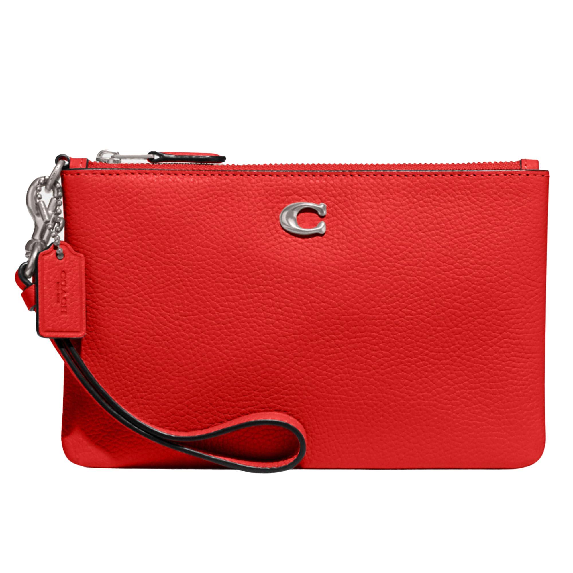 Red COACH Clutches and evening bags for Women | Lyst