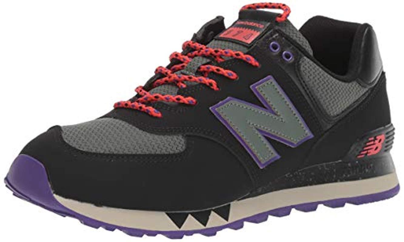new balance 574 black with slate green