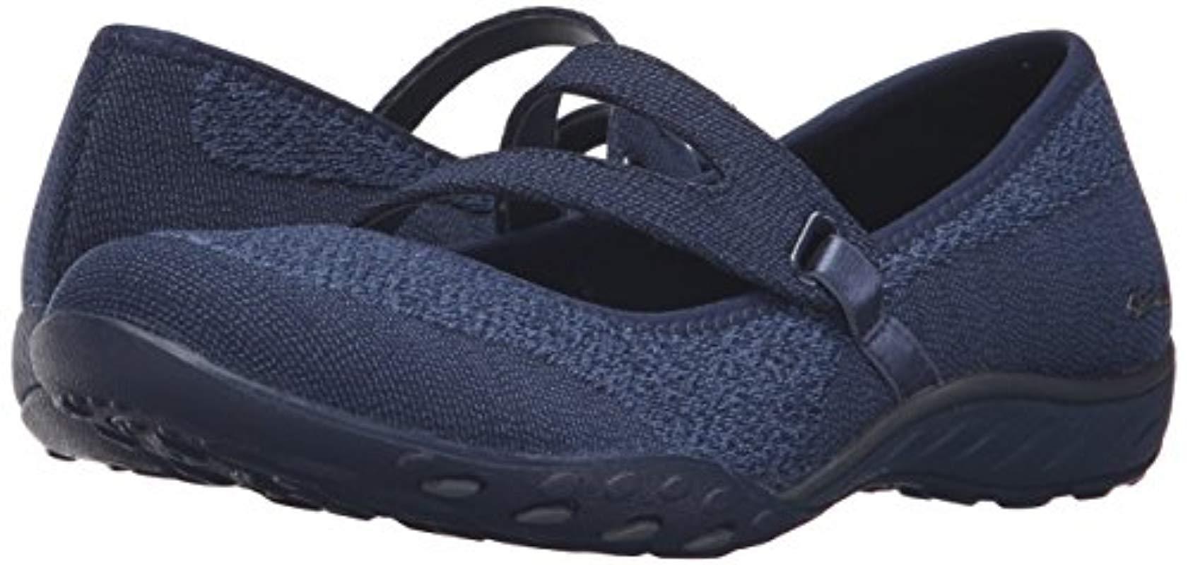 skechers mary jane navy