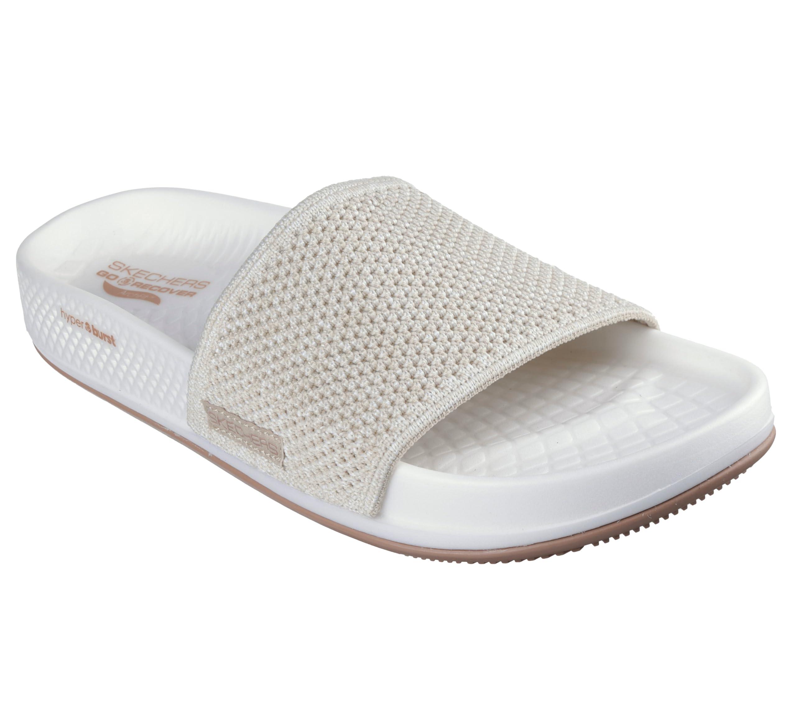 Skechers On-the-go Arch Fit Hyper Slide W/heather Knit Sandal in