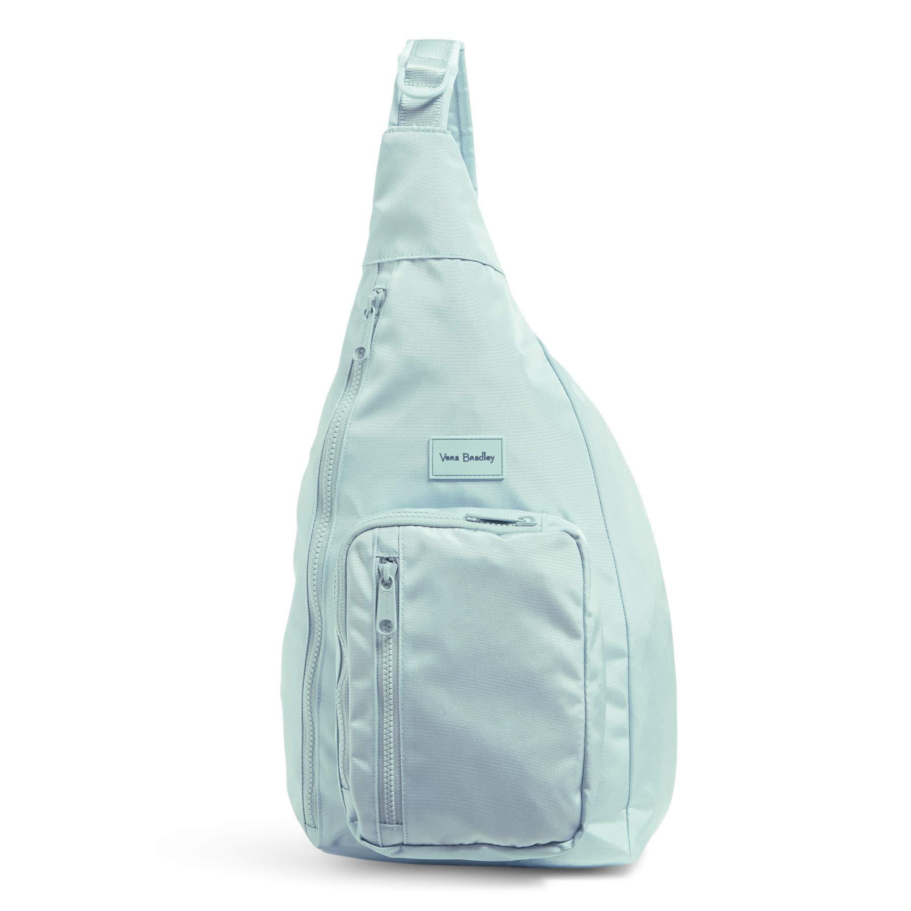 Vera Bradley Womens Recycled Lighten Up Reactive Sling Backpack Bookbag