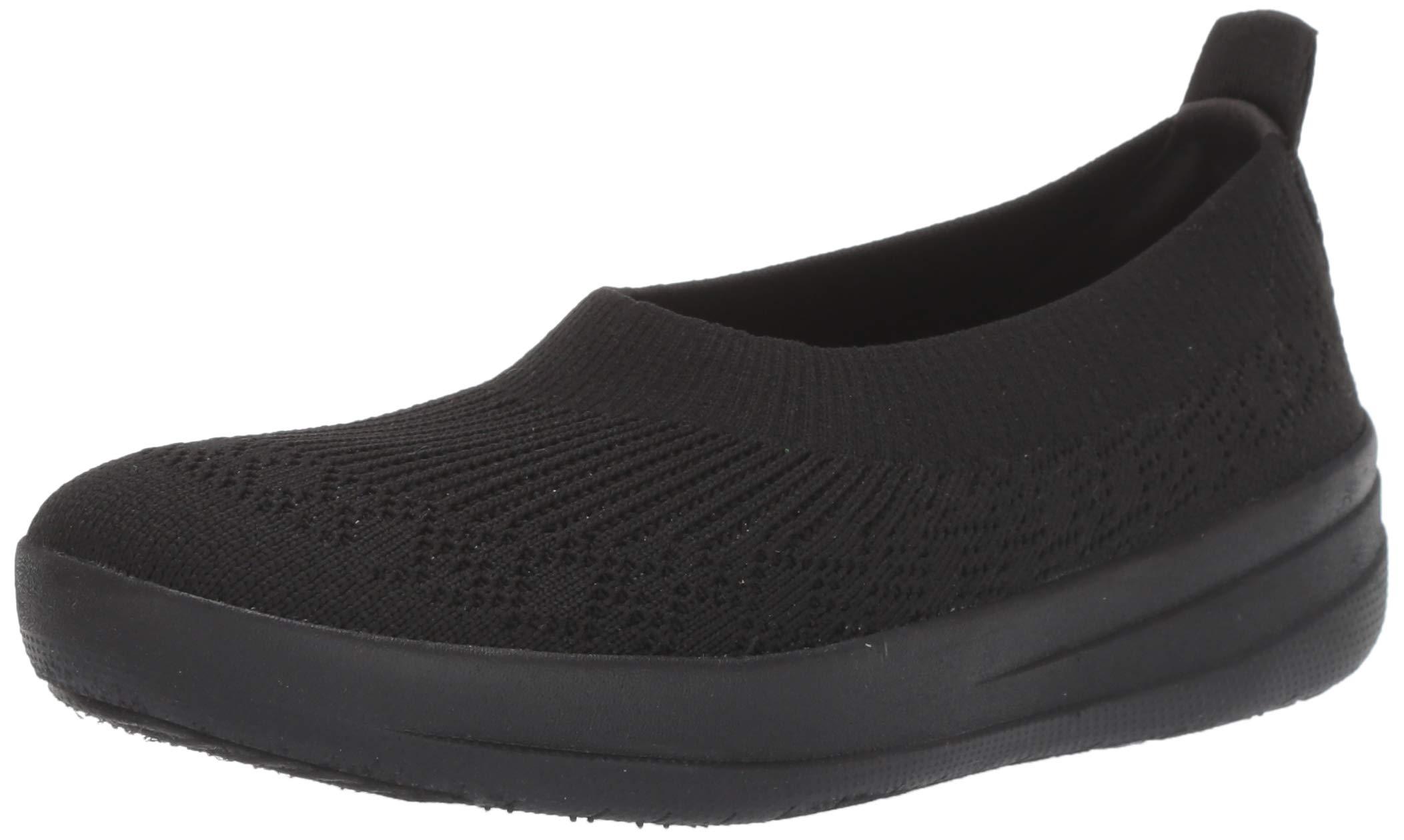 Fitflop Rubber Uberknit Slip-on Ballerina Ballet Flat in Black - Save 9 ...