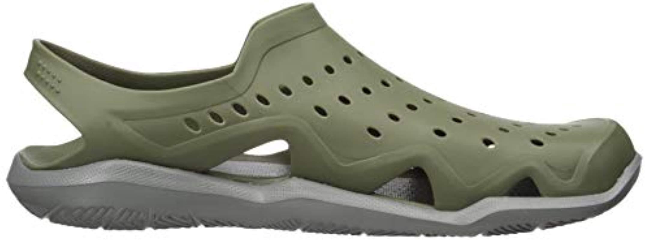Crocs™ Mens Swiftwater Wave Sandal in Green for Men | Lyst