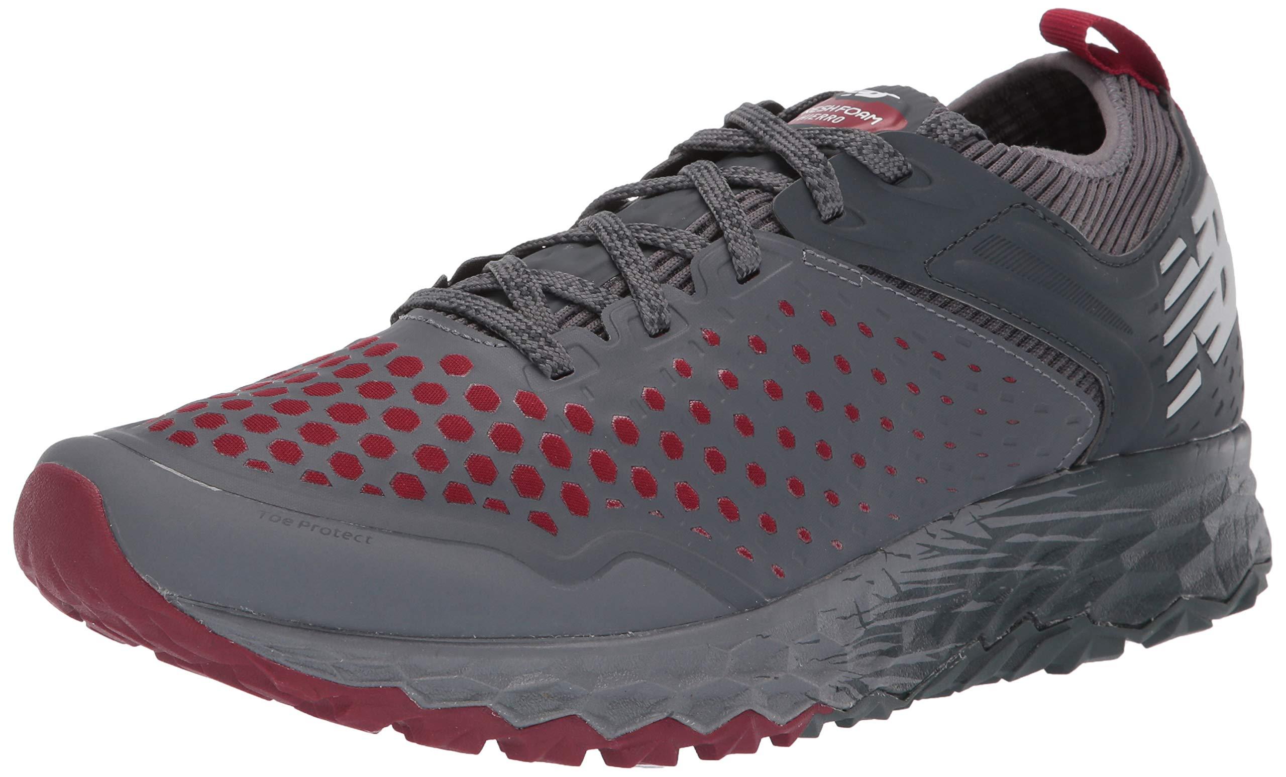 New Balance Fresh Foam Hierro V4 Trail Running Shoes in Gray for Men ...
