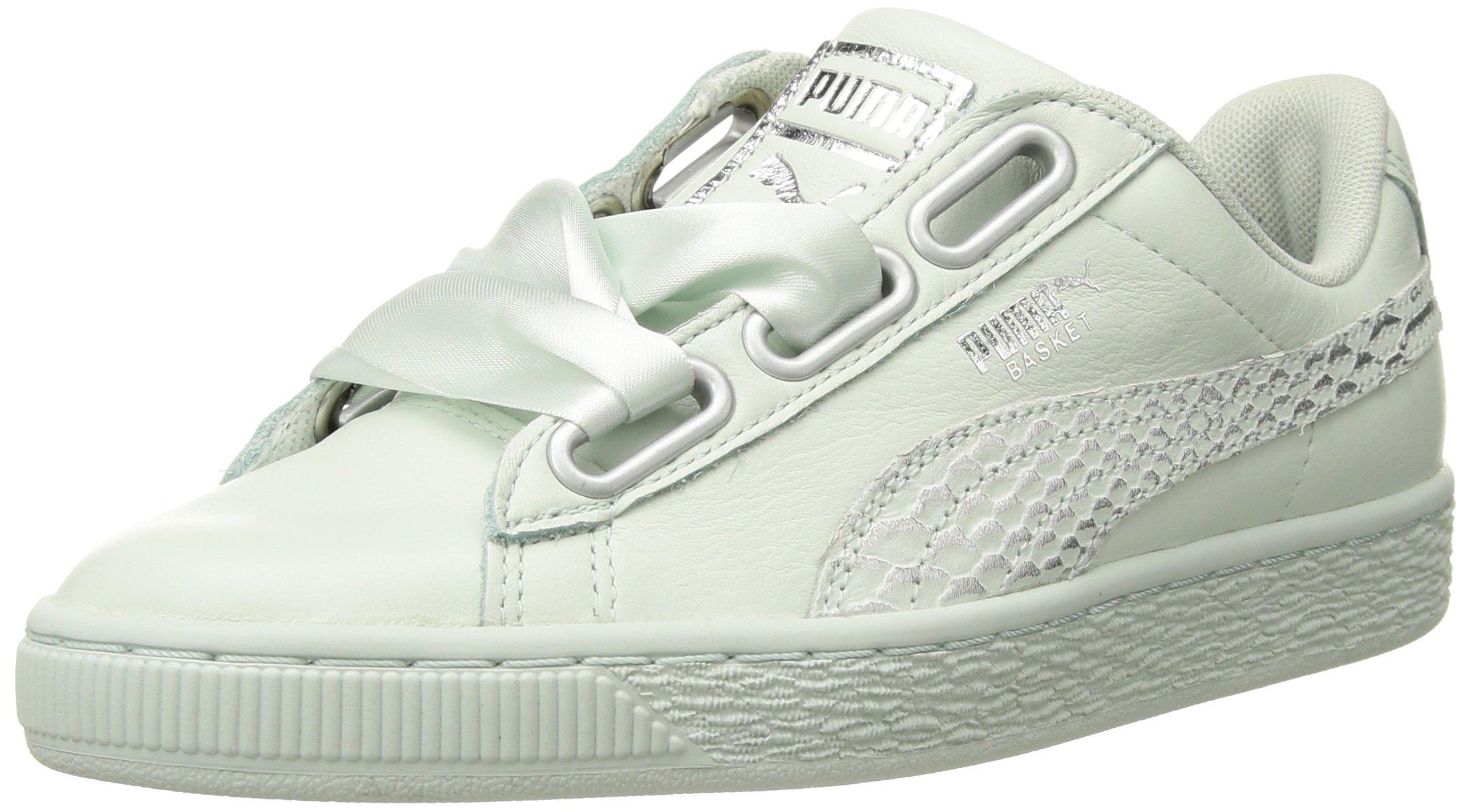 PUMA Leather Basket Heart Oceanaire Wn 