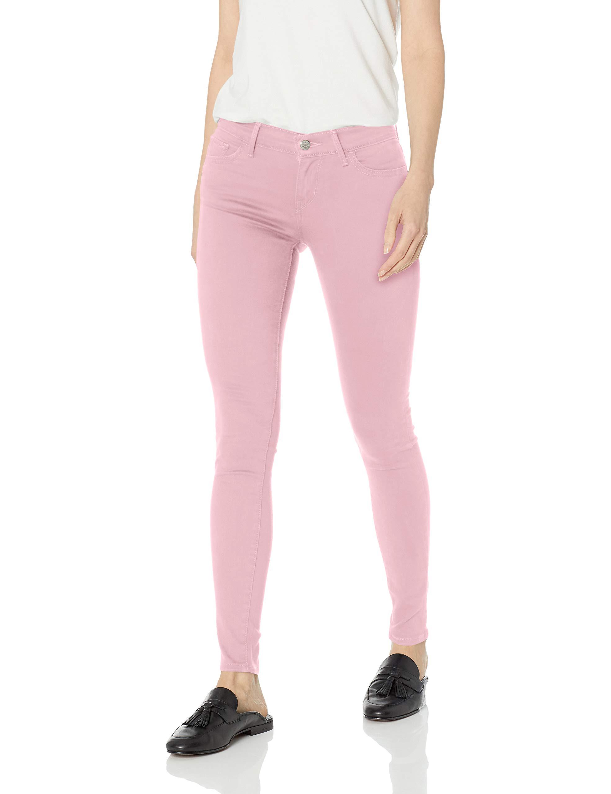 Levi's Denim 710 Super Skinny Jeans in Pink - Lyst