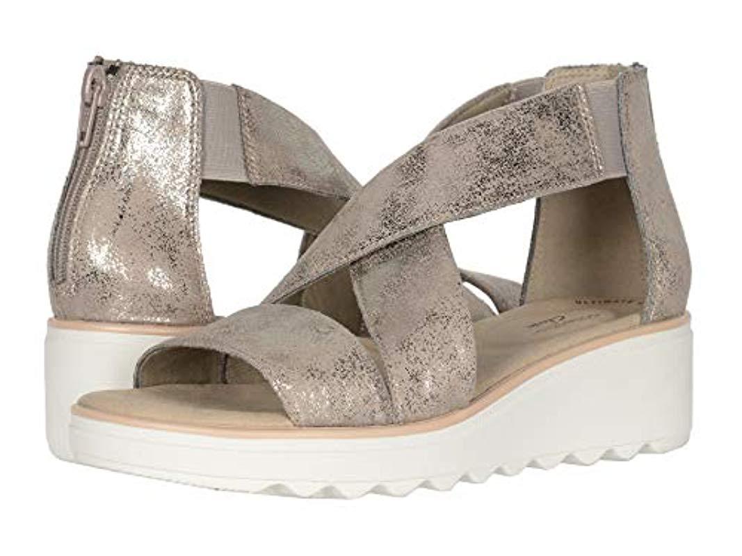 clarks rise flat sandal