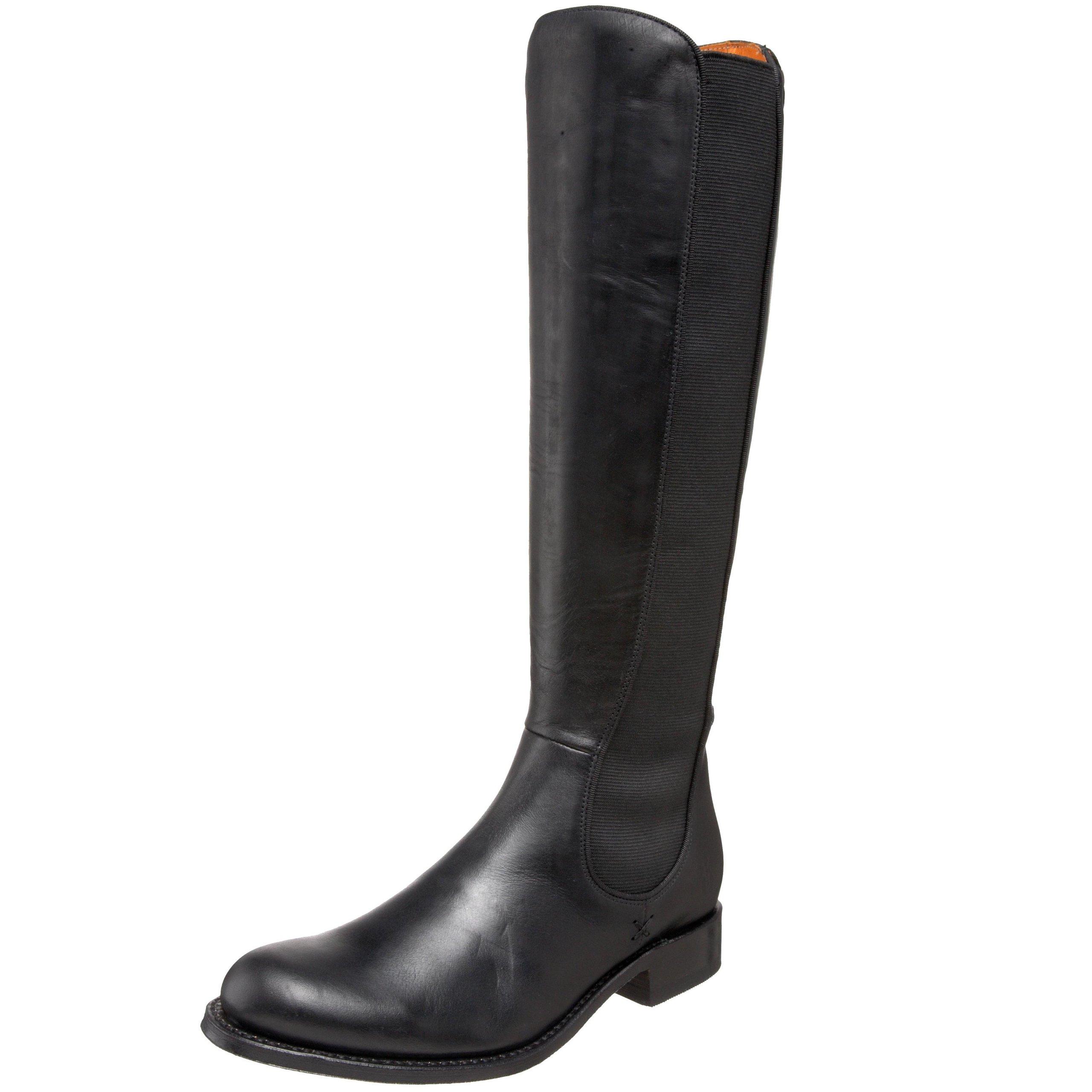 frye black tall riding boot