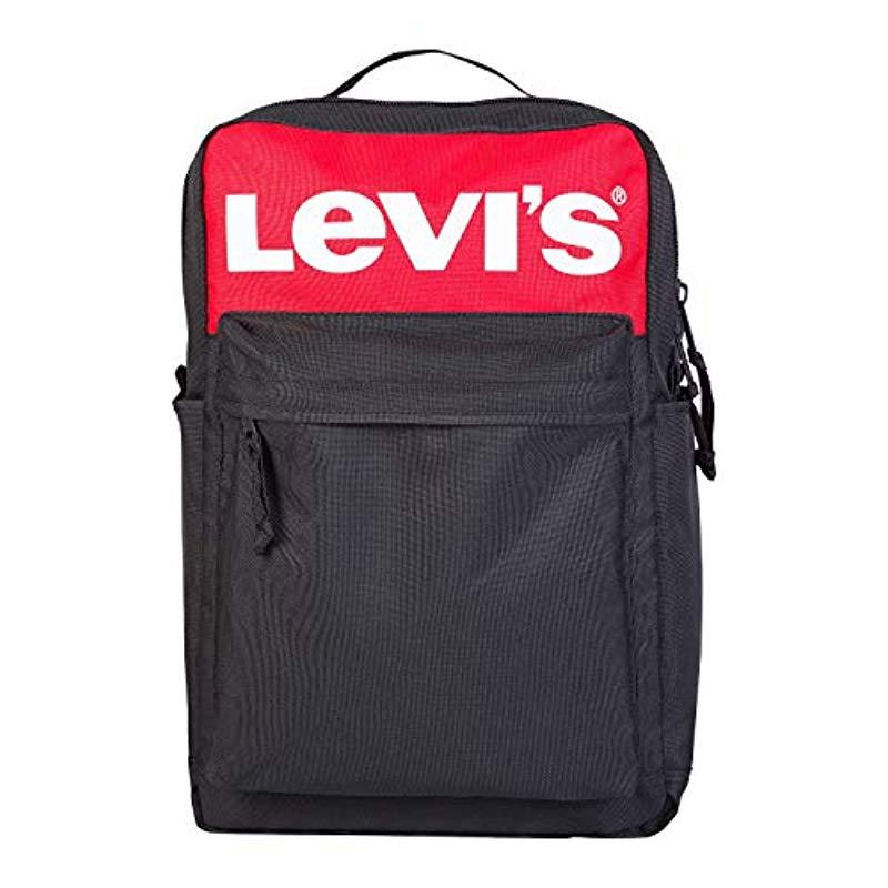 L Pack Backpack Black Logo O S L Pack Backpack Black Logo O S