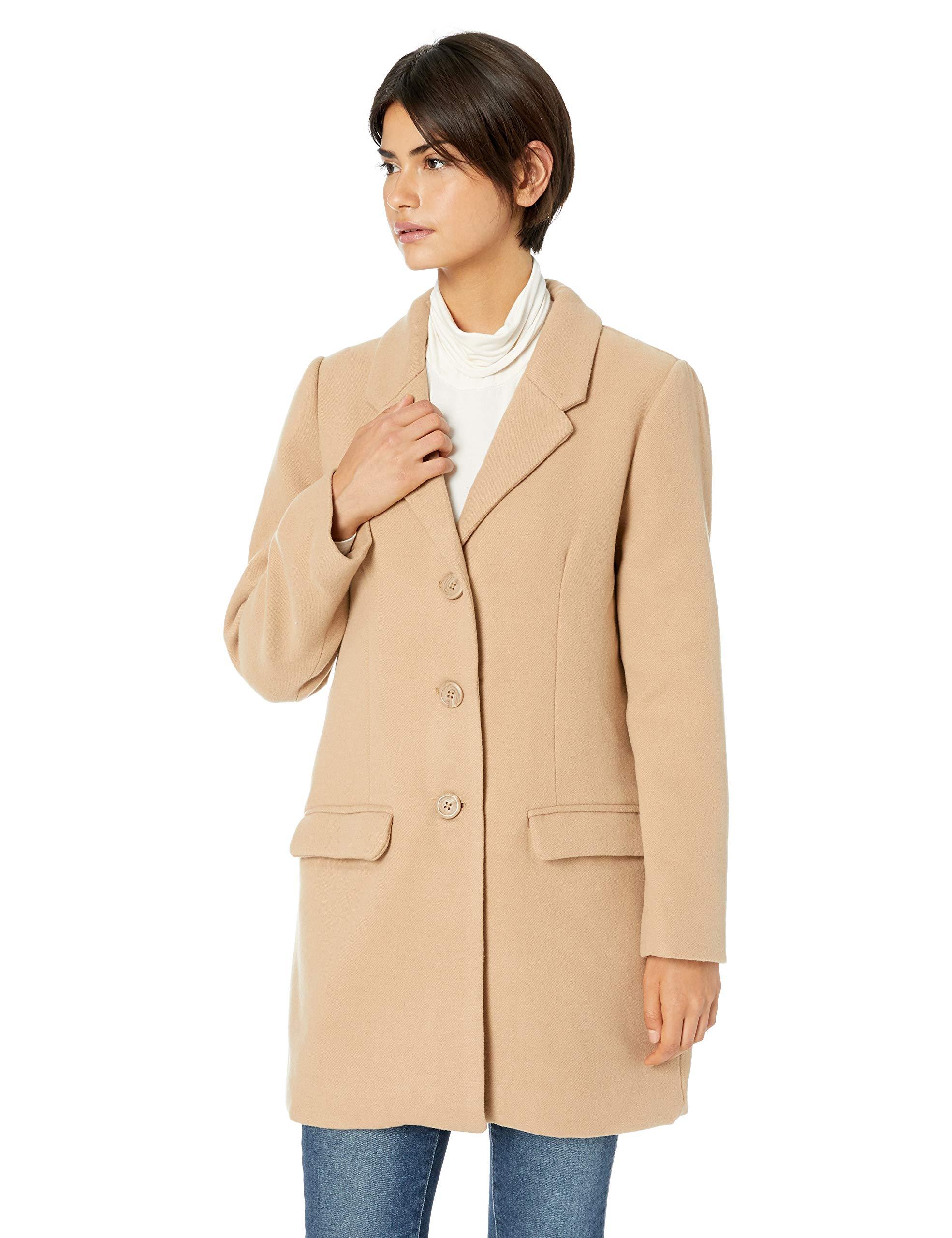 bb dakota camel coat