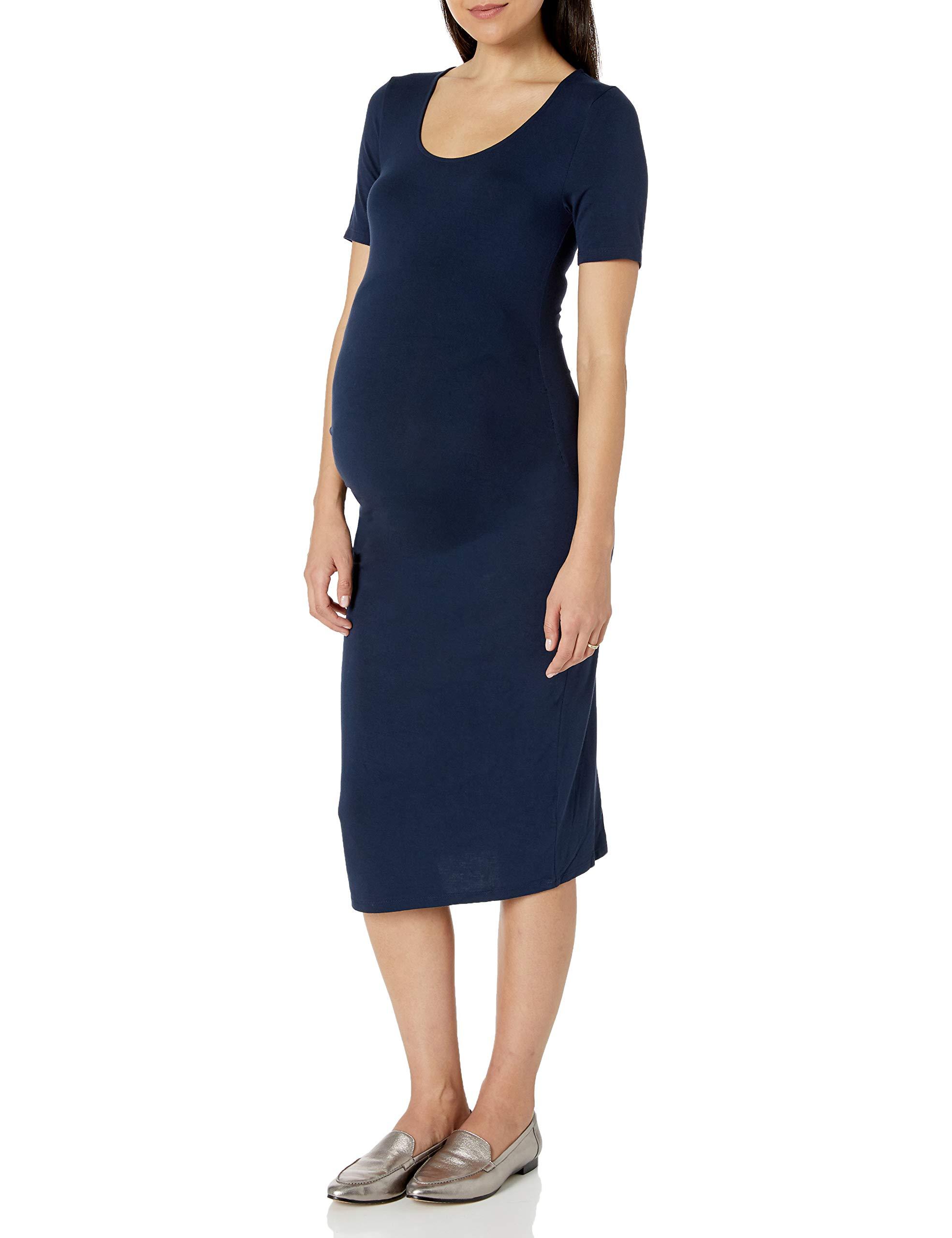 short sleeve maternity gown