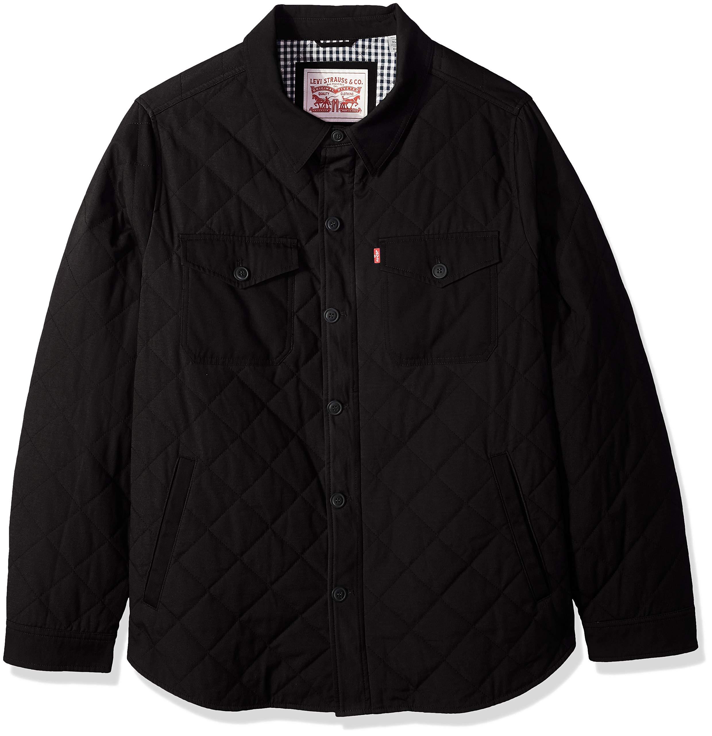 levi's quilted shirt jacket