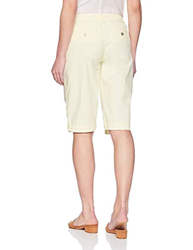 bandolino ivette denim bermuda shorts