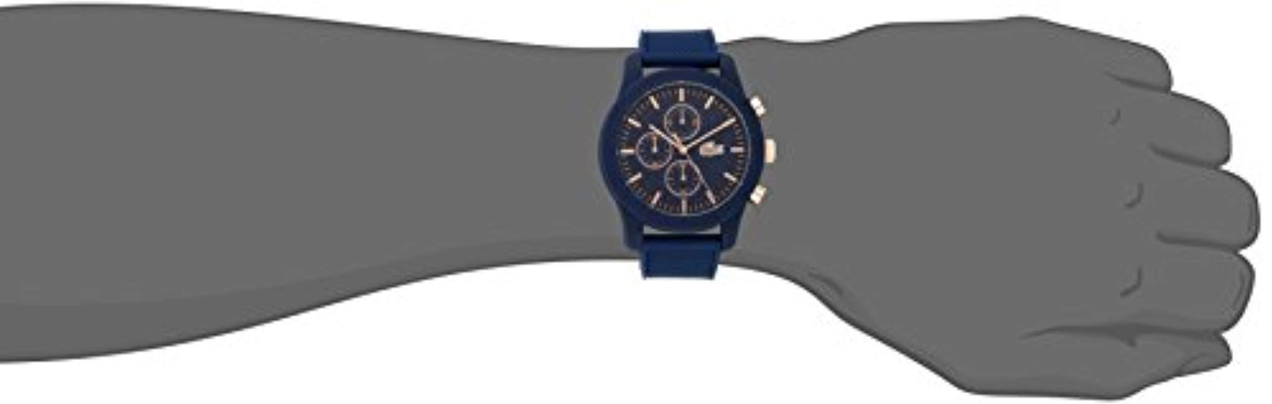 lacoste blue watch