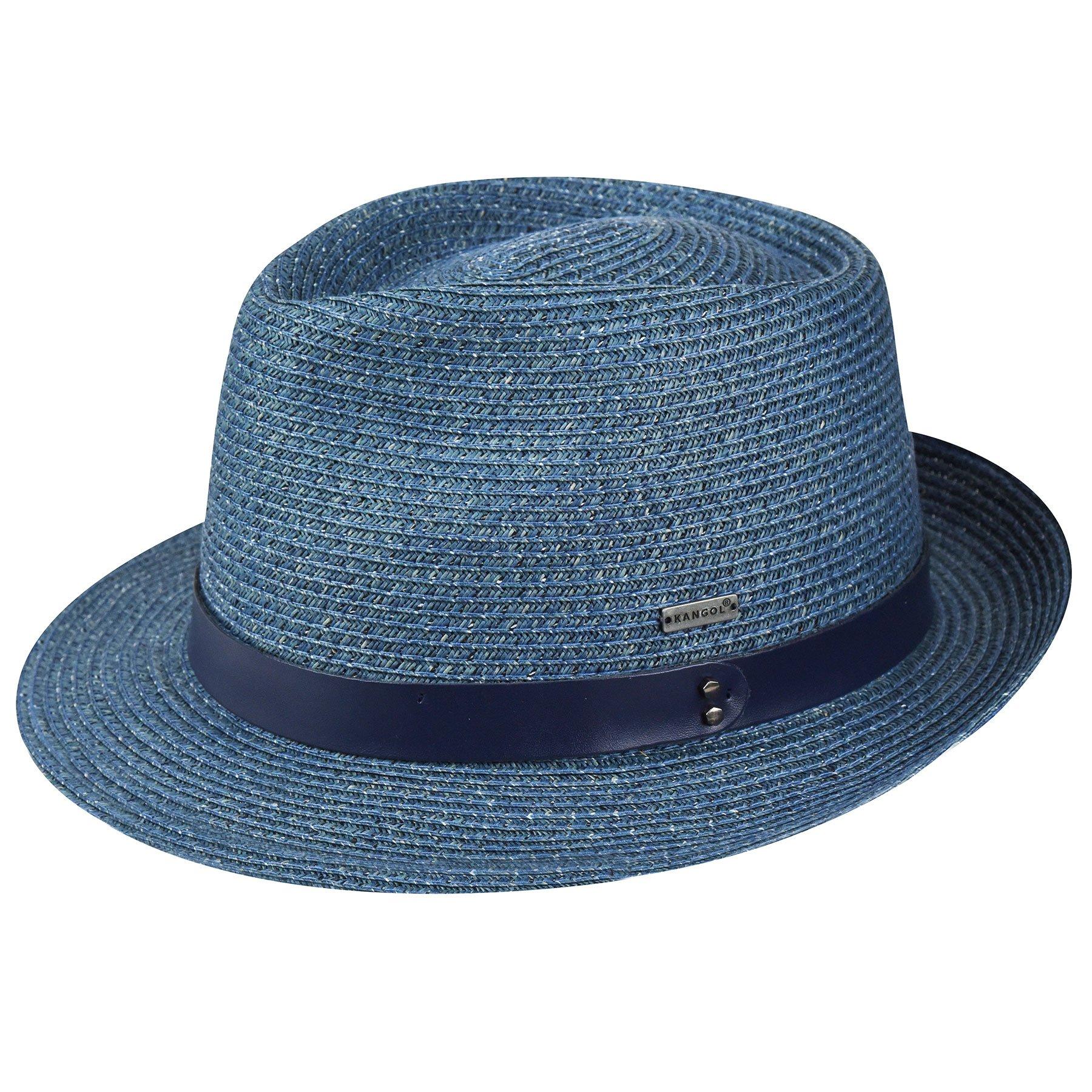 Kangol Waxed Braid Trilby Fedora Hat in Denim (Blue) for Men Save 29