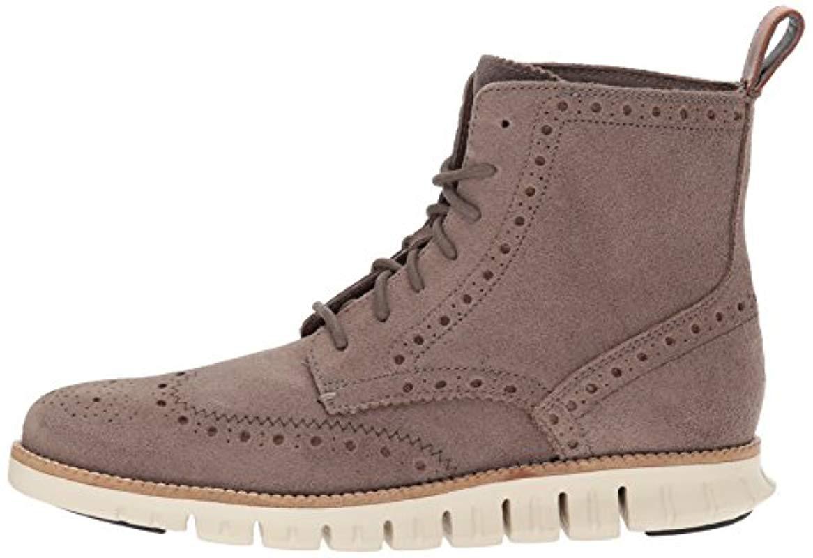 zerogrand wingtip boot