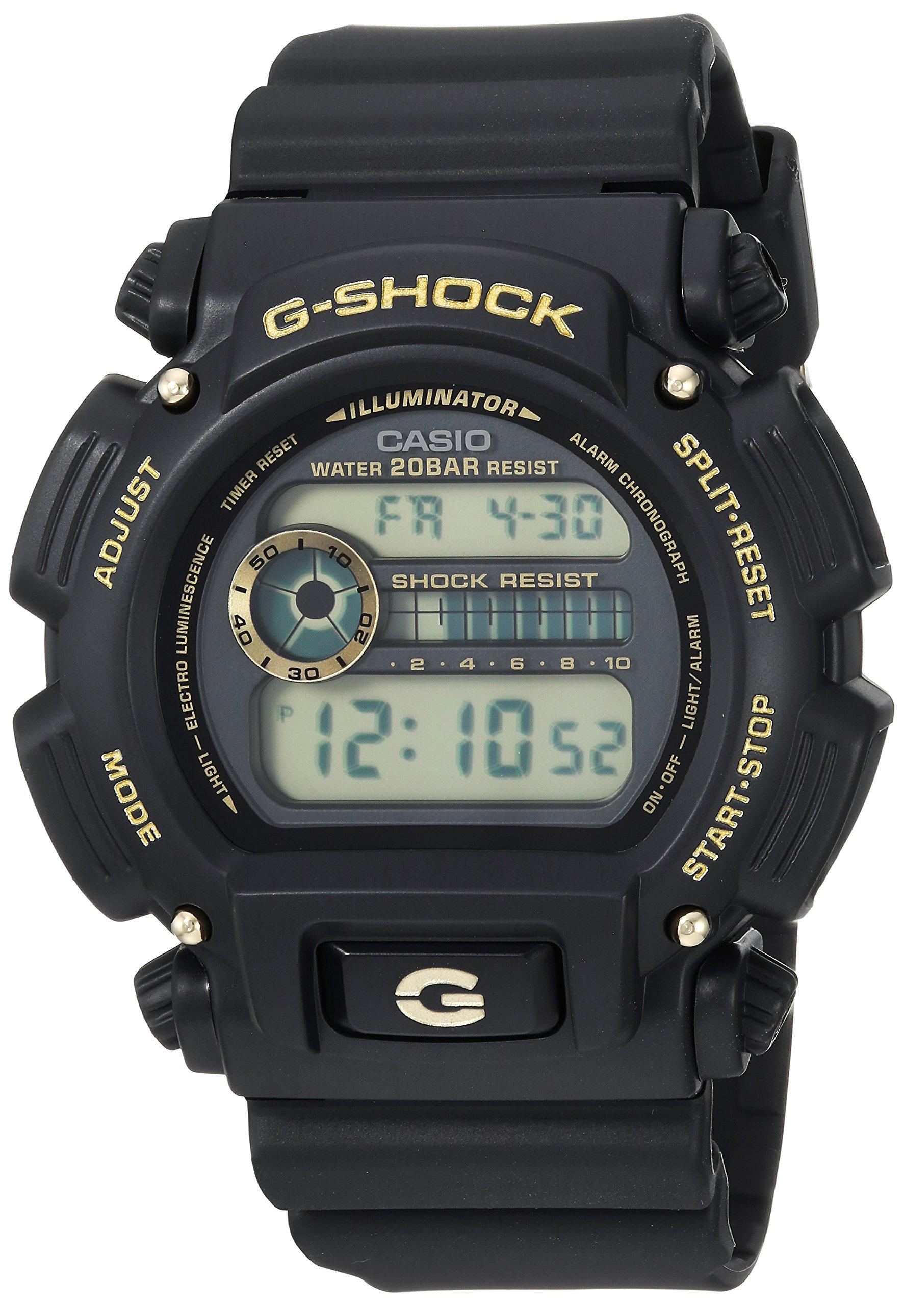 G-Shock G-shock Quartz Watch With Resin Strap in Black/Gold (Black) for ...