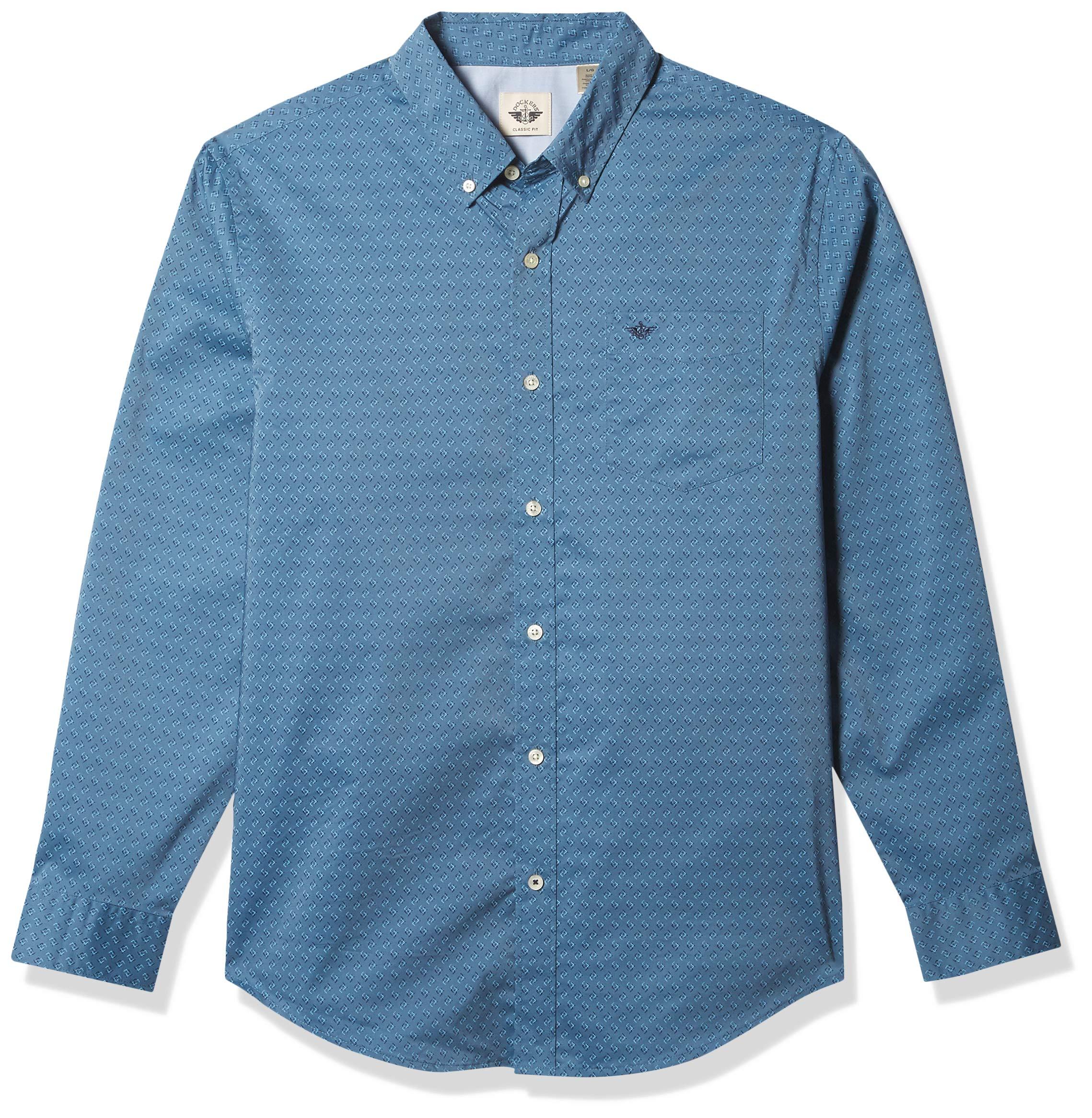 Dockers Long Sleeve Button Up Perfect Shirt in Blue for Men Save 3