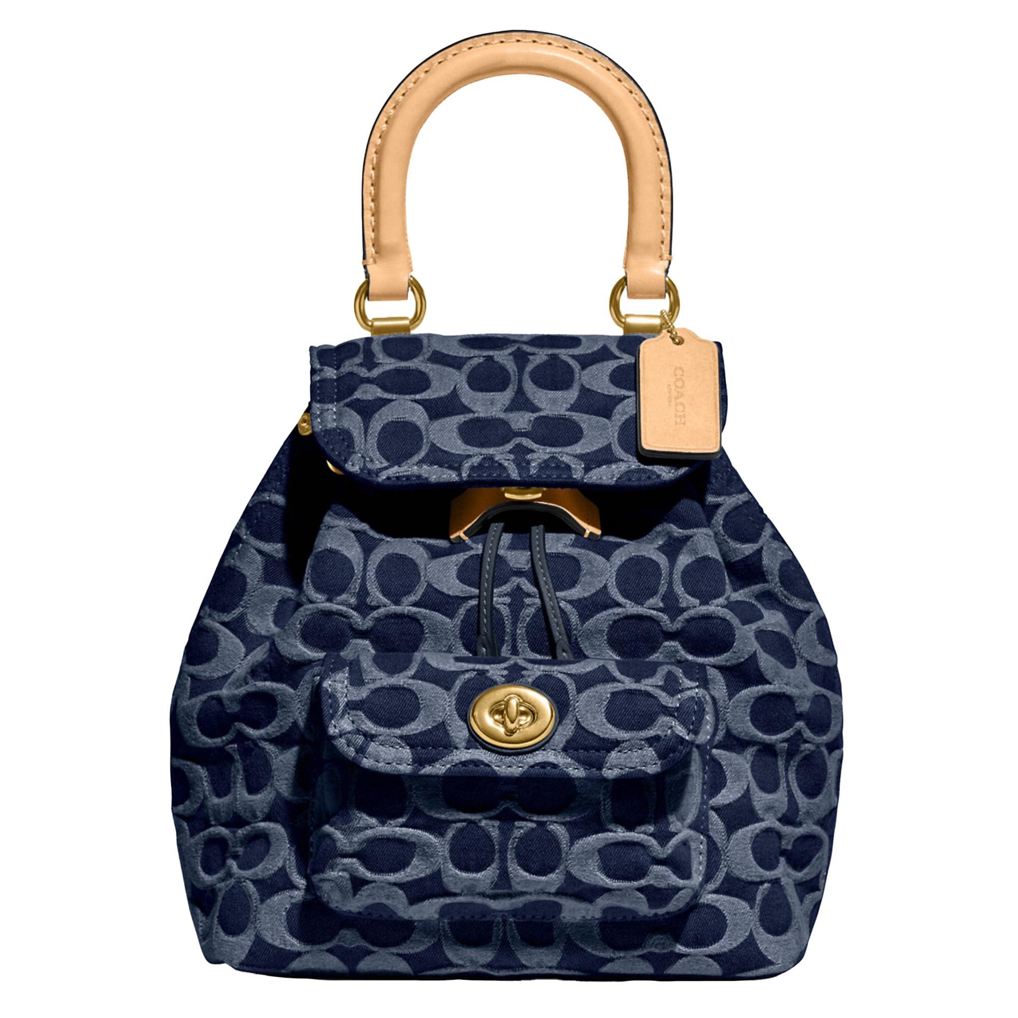 COACH Riya Backpack in Blue Lyst