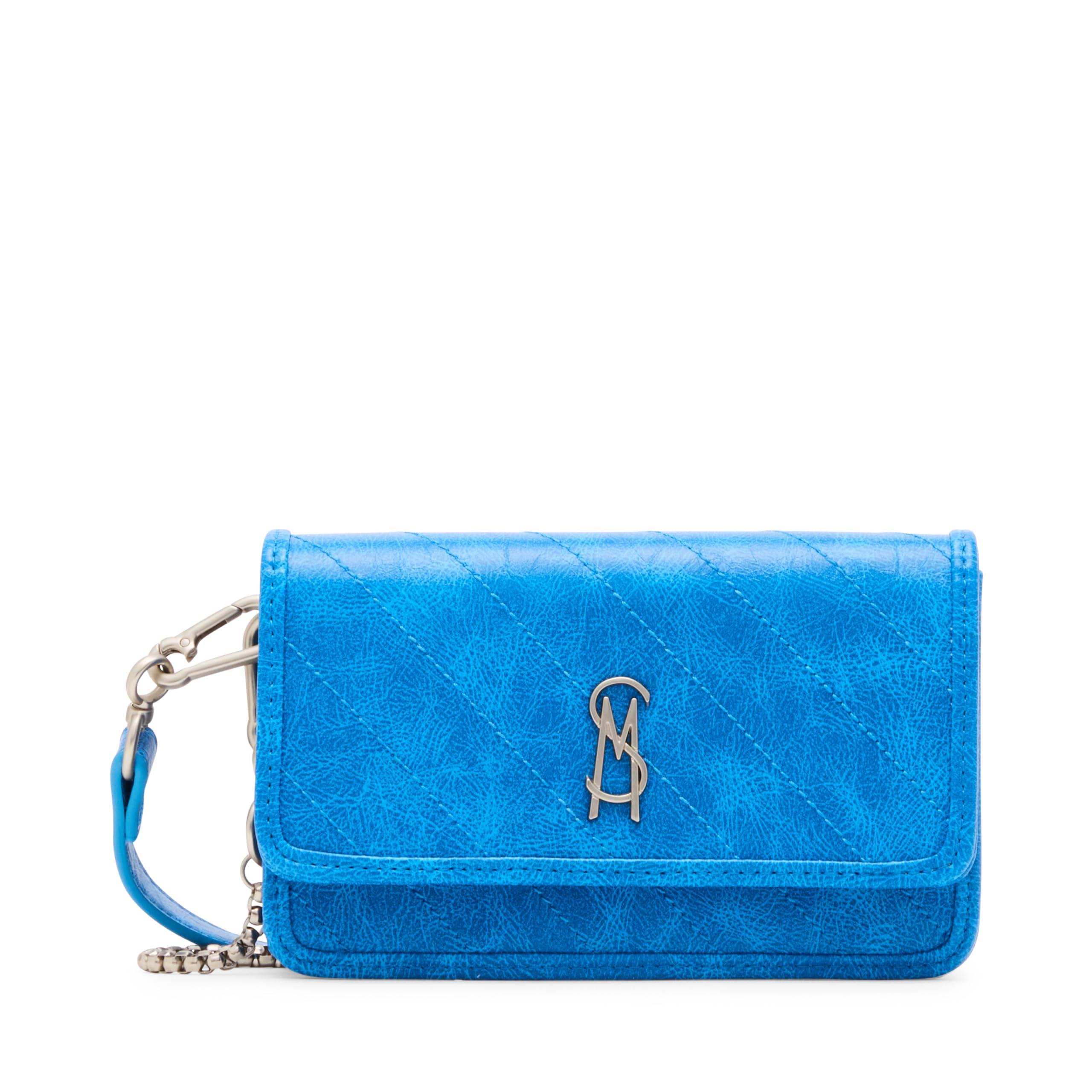 Steve Madden Women's Bmckenna Mini Crossbody Bag - Denim With 3D Rose & Rhinestones, Blue One Size - View #6