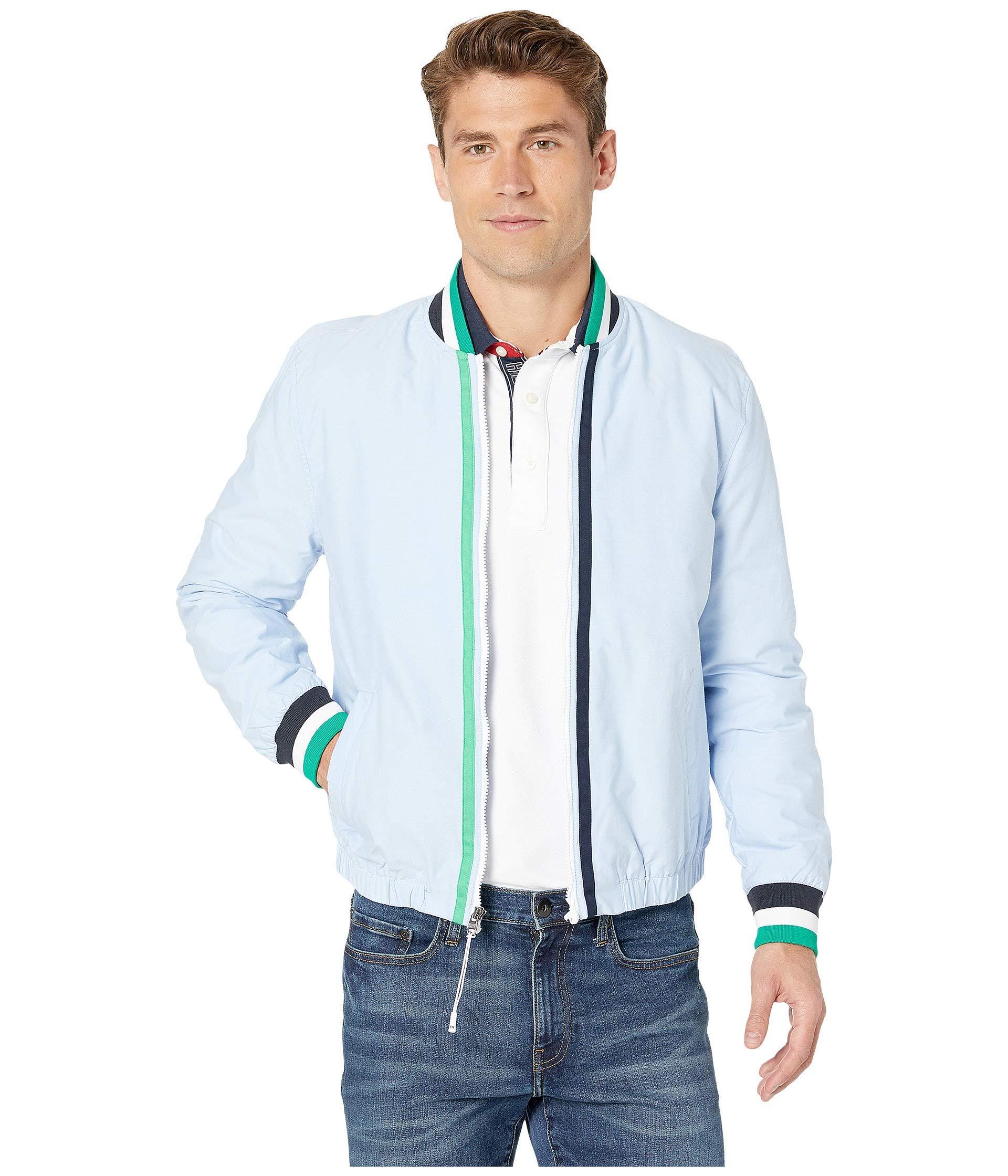 Ice Grey heather Tommy Hilfiger Mens Adaptive Track Jacket with Magnetic Zipper