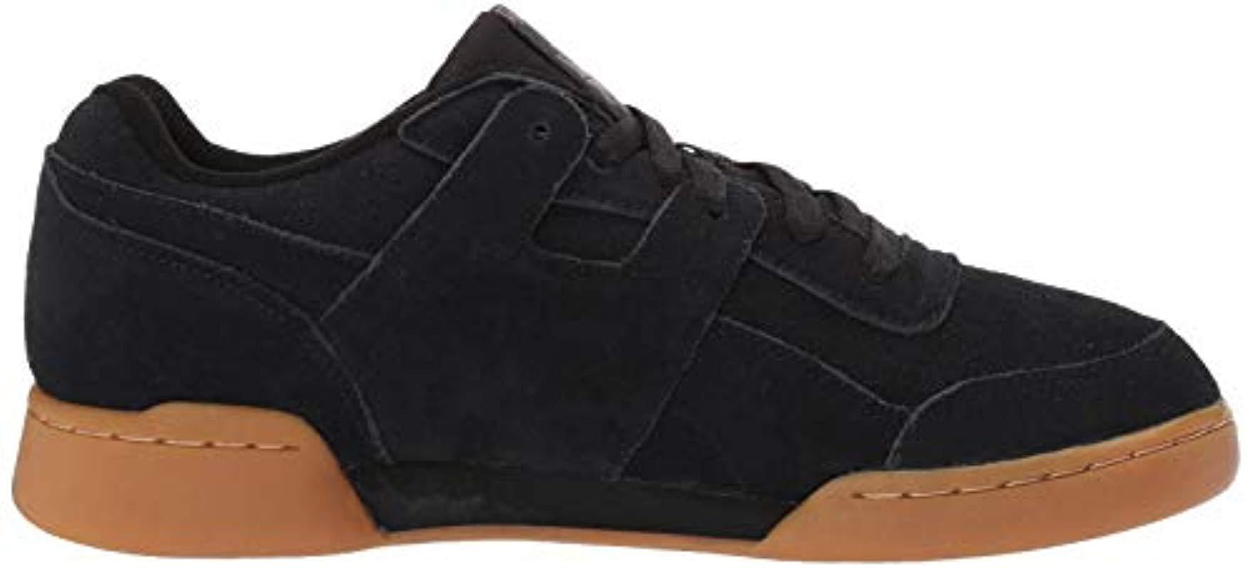 Reebok Leather Workout Plus - Shoes in Black - Save 76% - Lyst