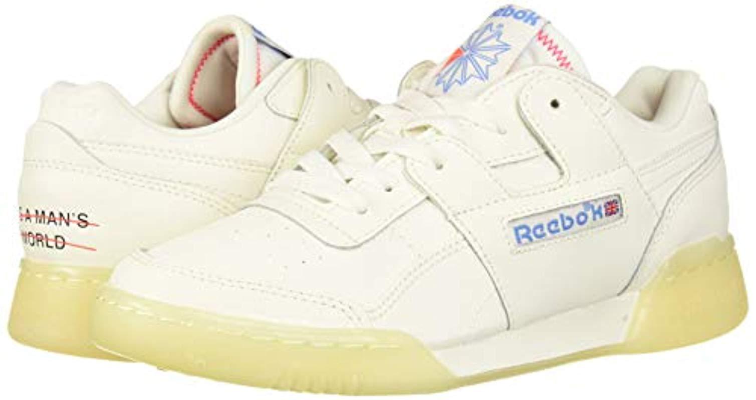 Reebok Workout Lo Plus Sneaker, White 