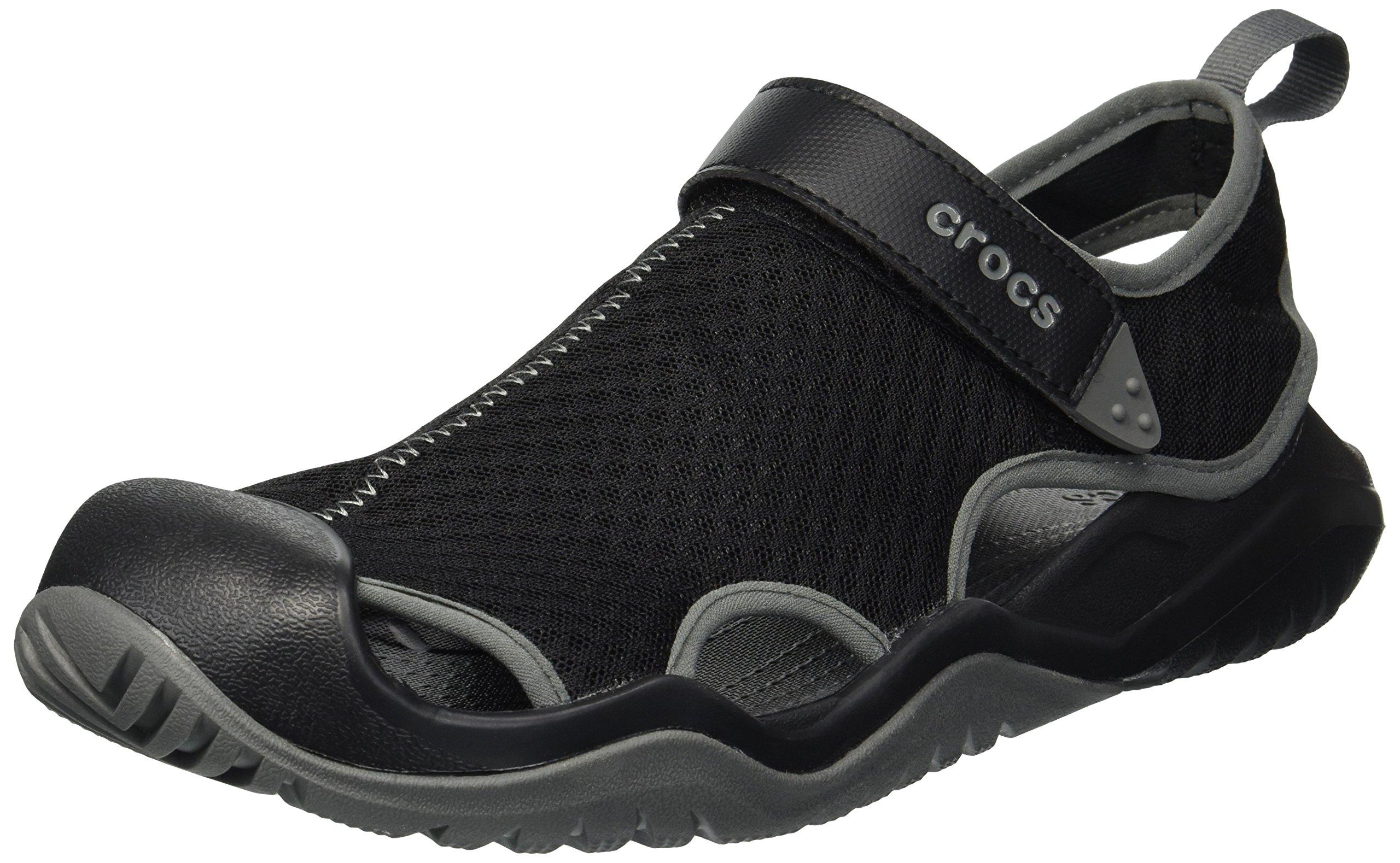 Crocs™ Swiftwater Mesh Deck Sandal Sport in Black for Men - Save 40% - Lyst