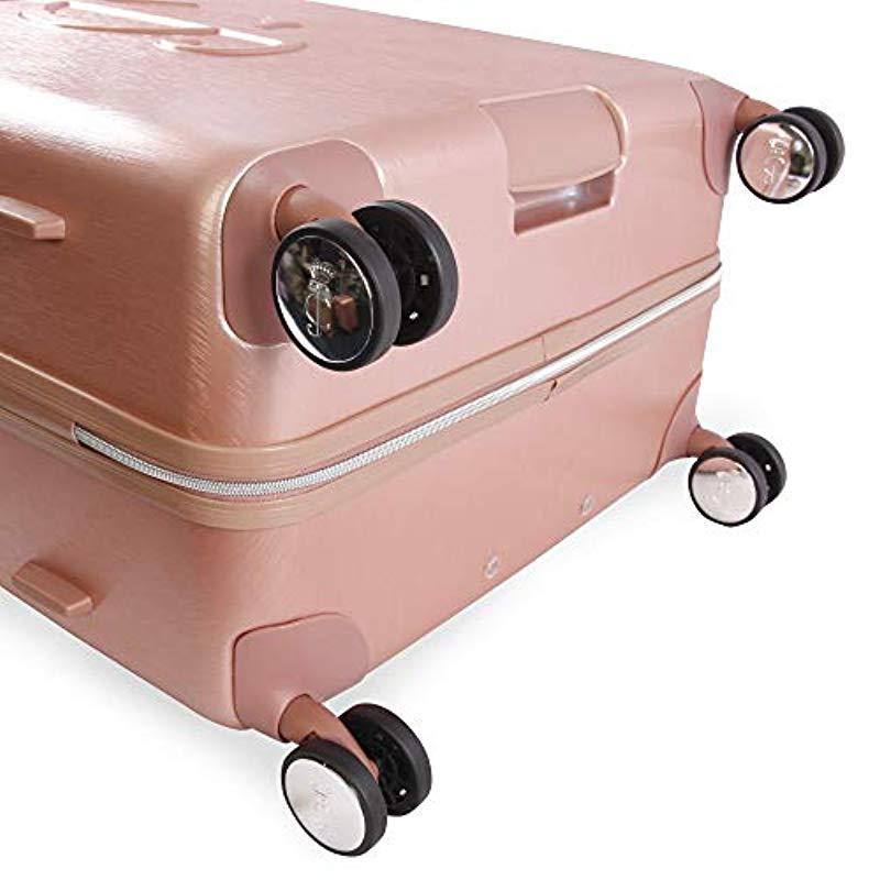 juicy couture luggage rose gold