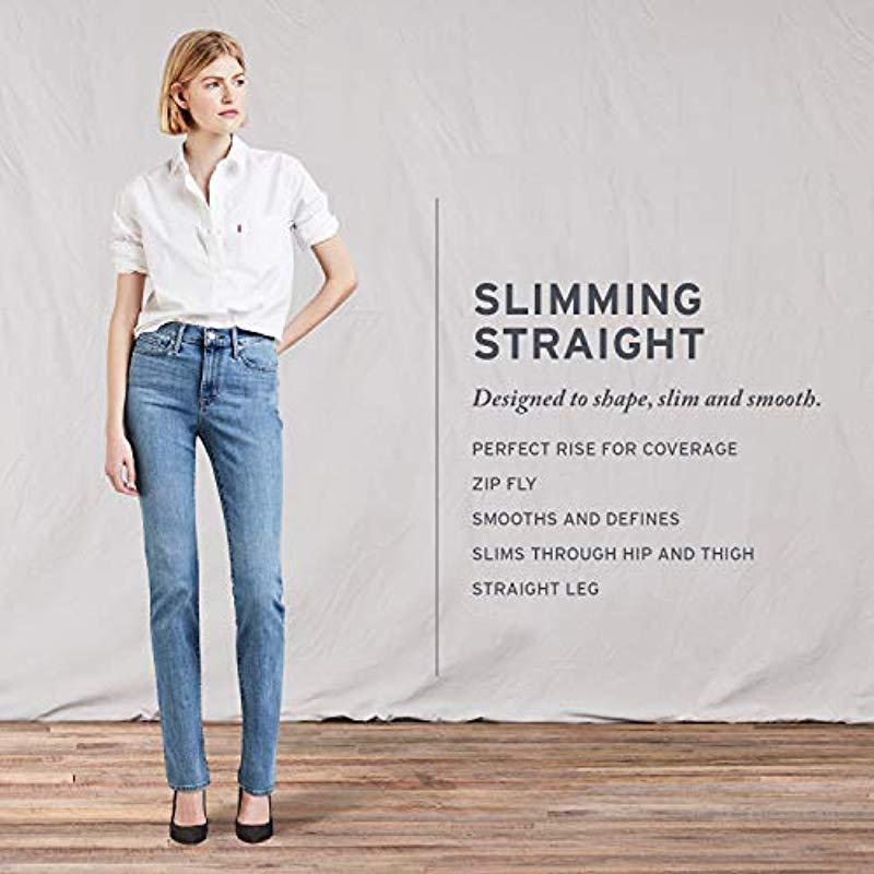 levi's slimming straight jeans