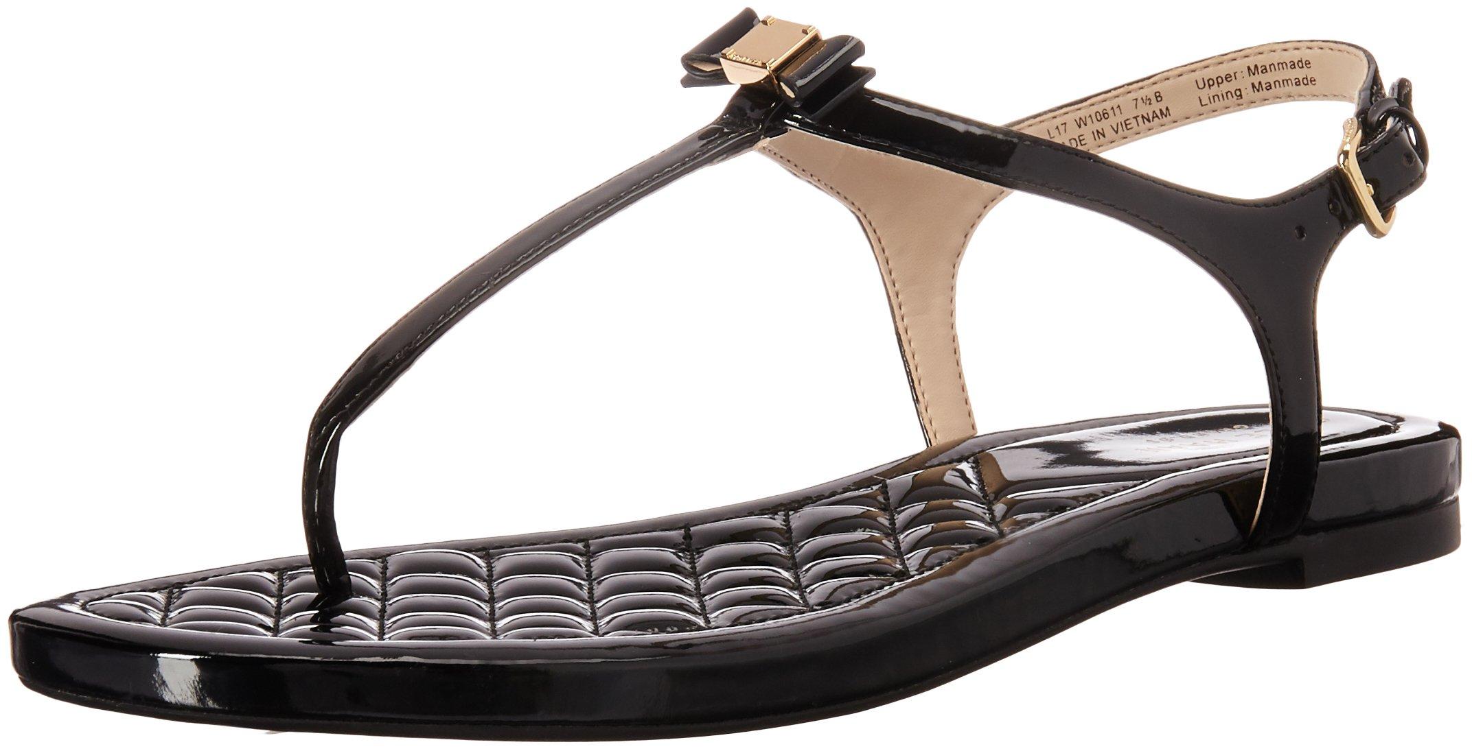 Cole Haan Tali  Mini Bow Sandal  in Black Patent Black Lyst