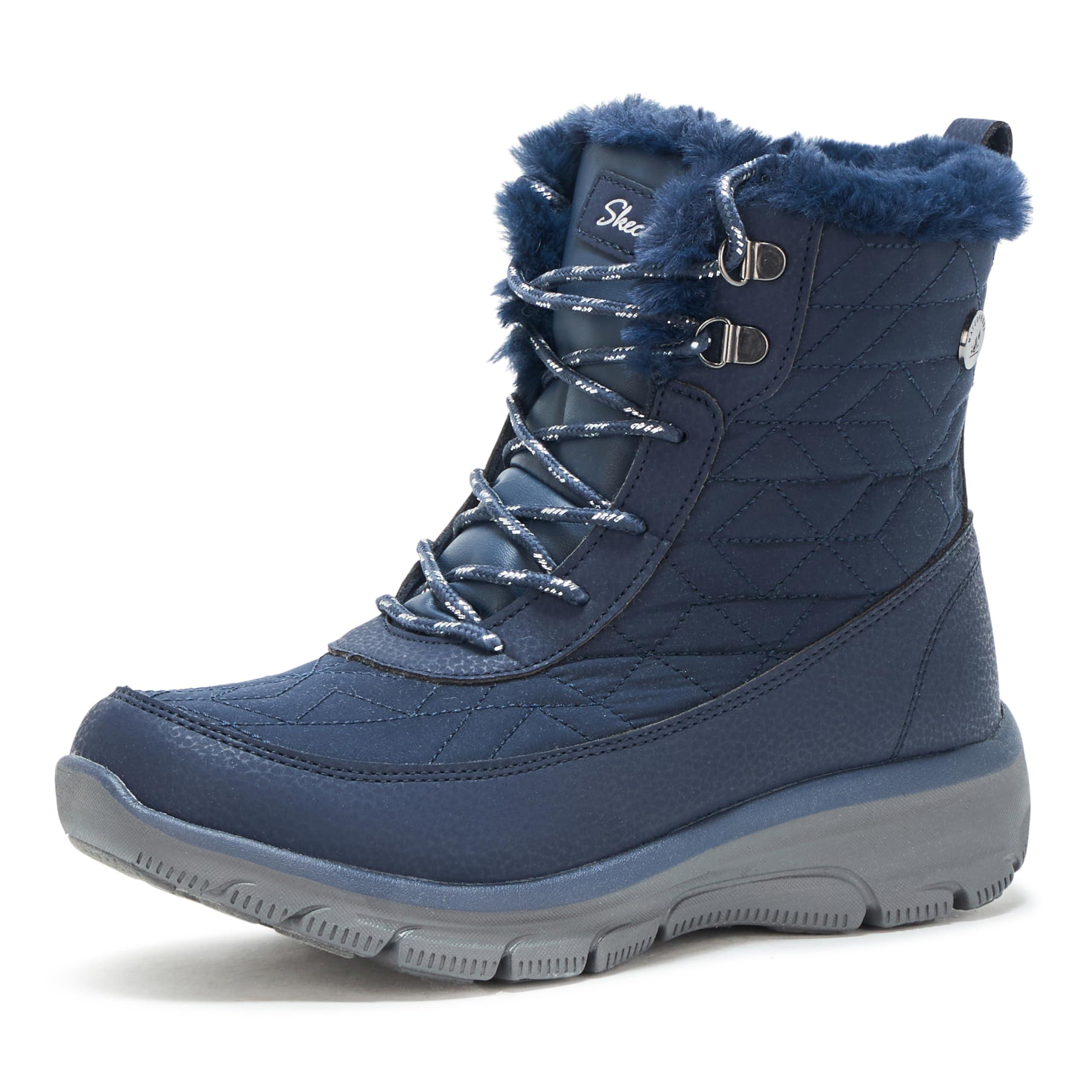 Skechers Easy Going frostline Ankle Boot in Blue Lyst UK