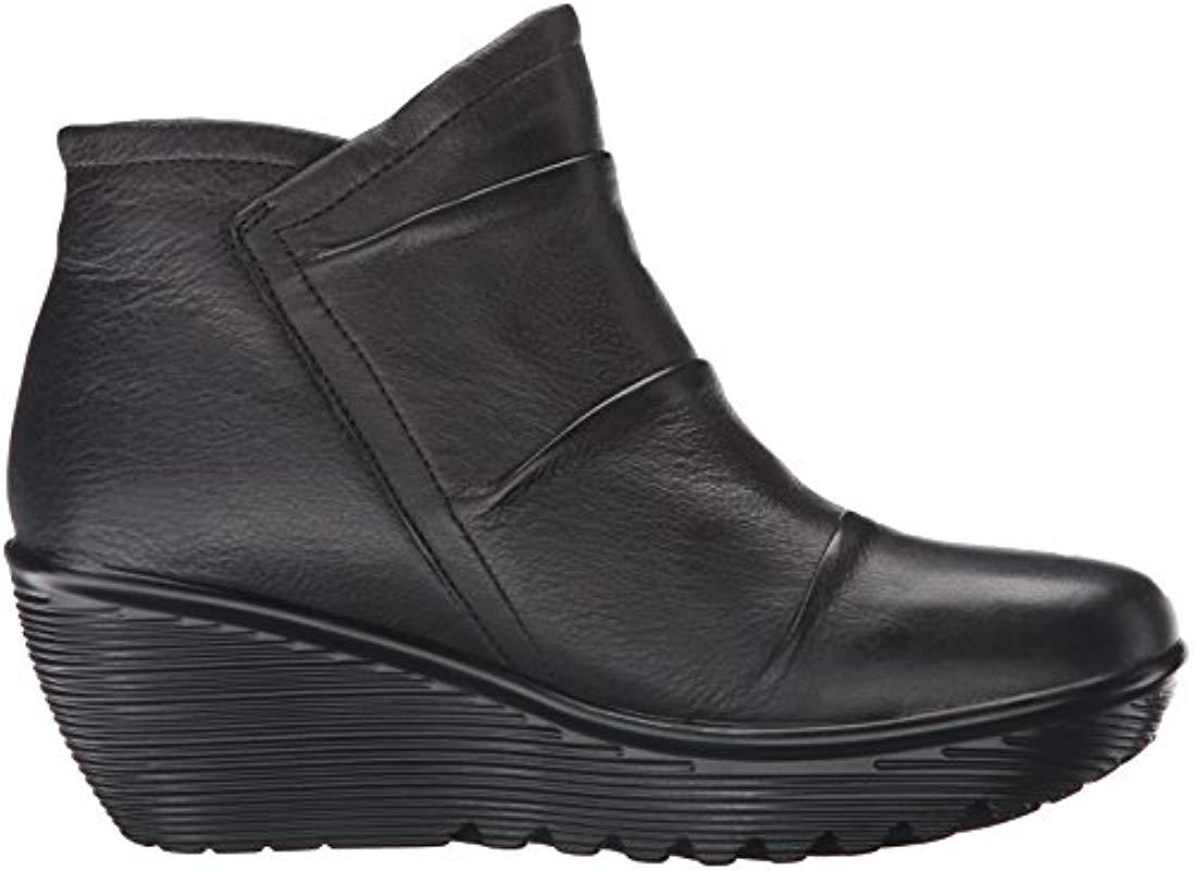 Skechers Parallel-double Trouble Ankle Bootie in Black - Save 30% - Lyst