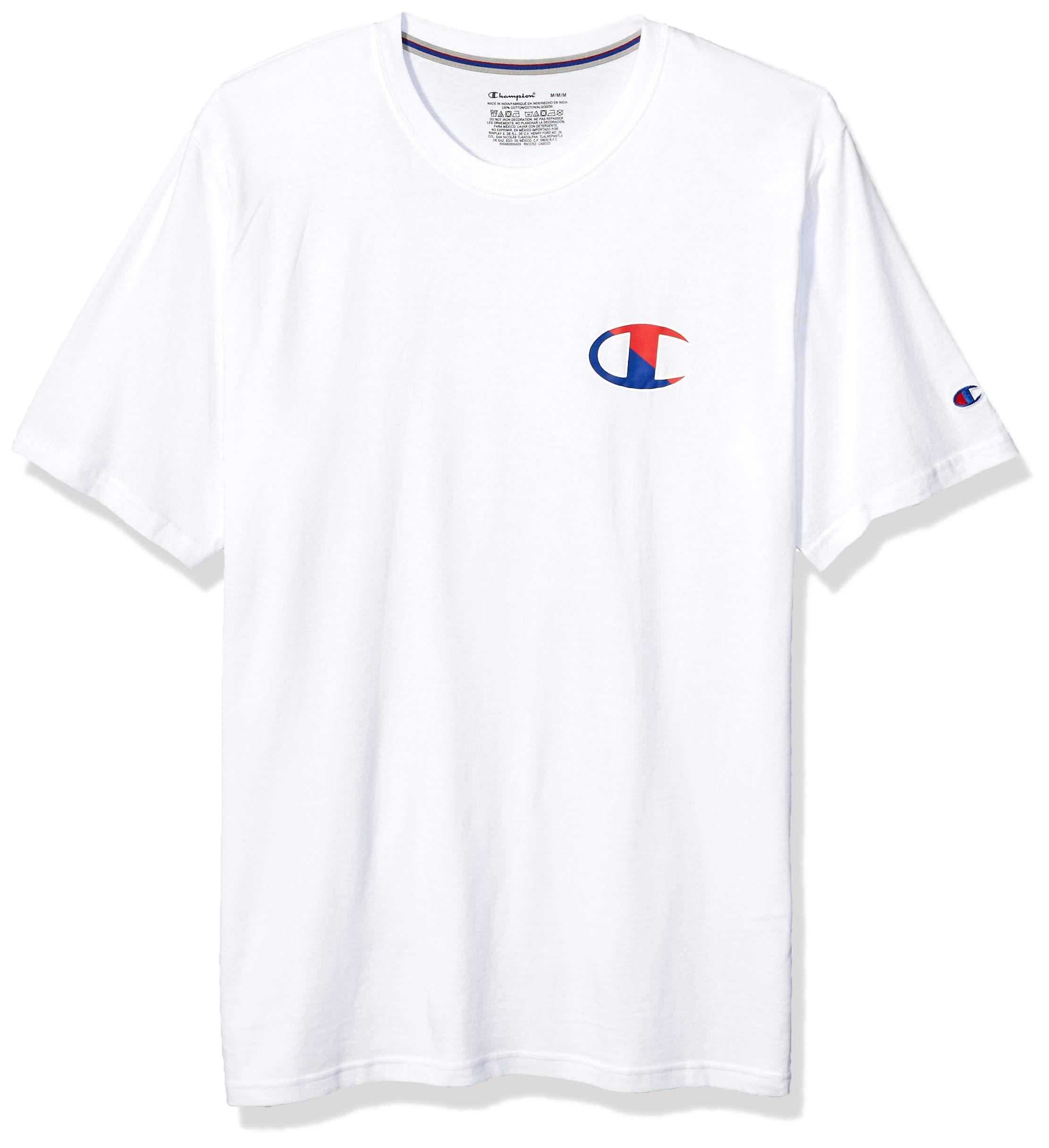 Champion Cotton C-logo Short Sleeve Sleepwear Tee in White for Men ...