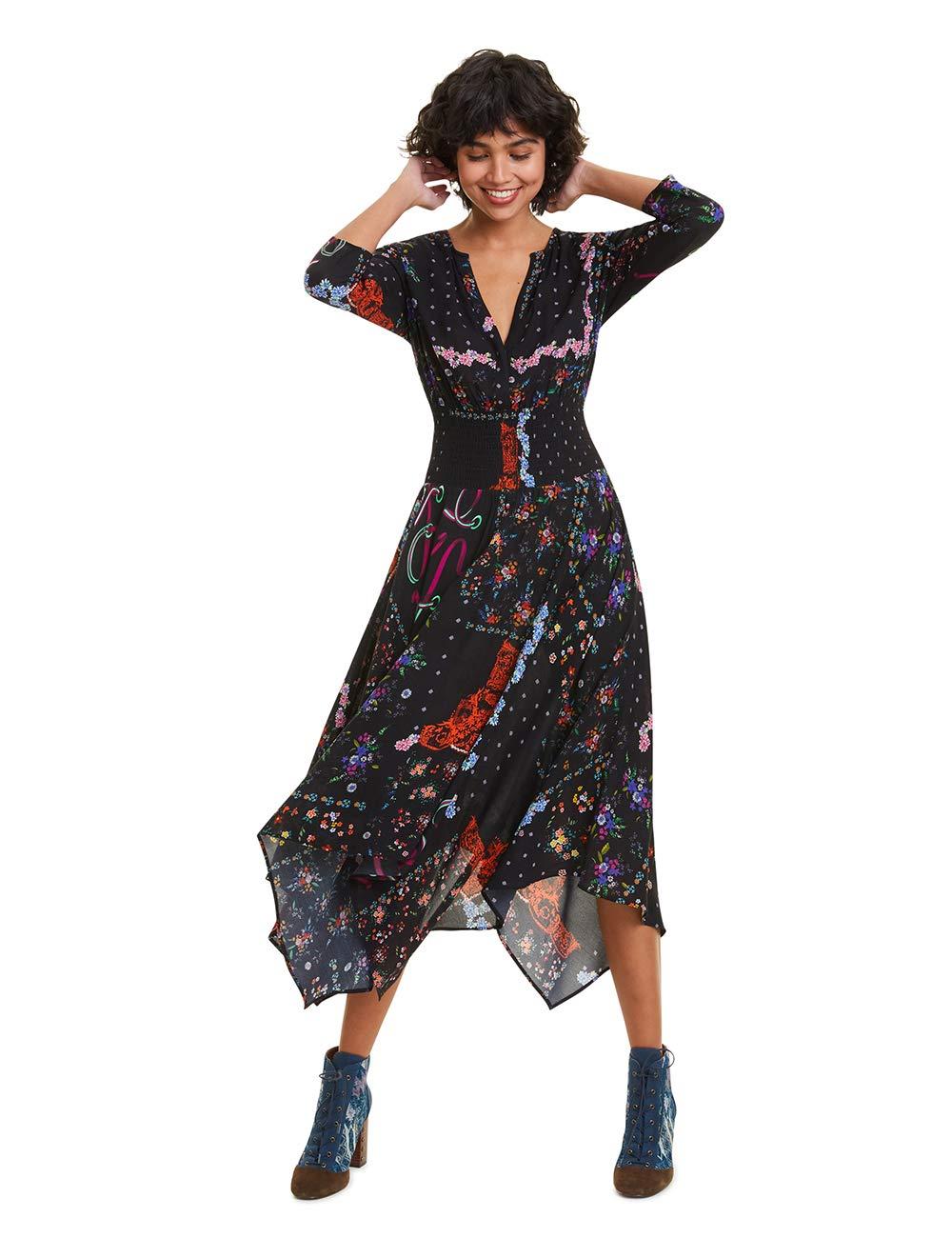 Desigual Dress Jana In Black Lyst 