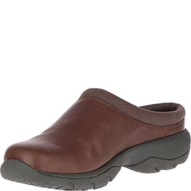merrell men's encore rexton leather ac  clog