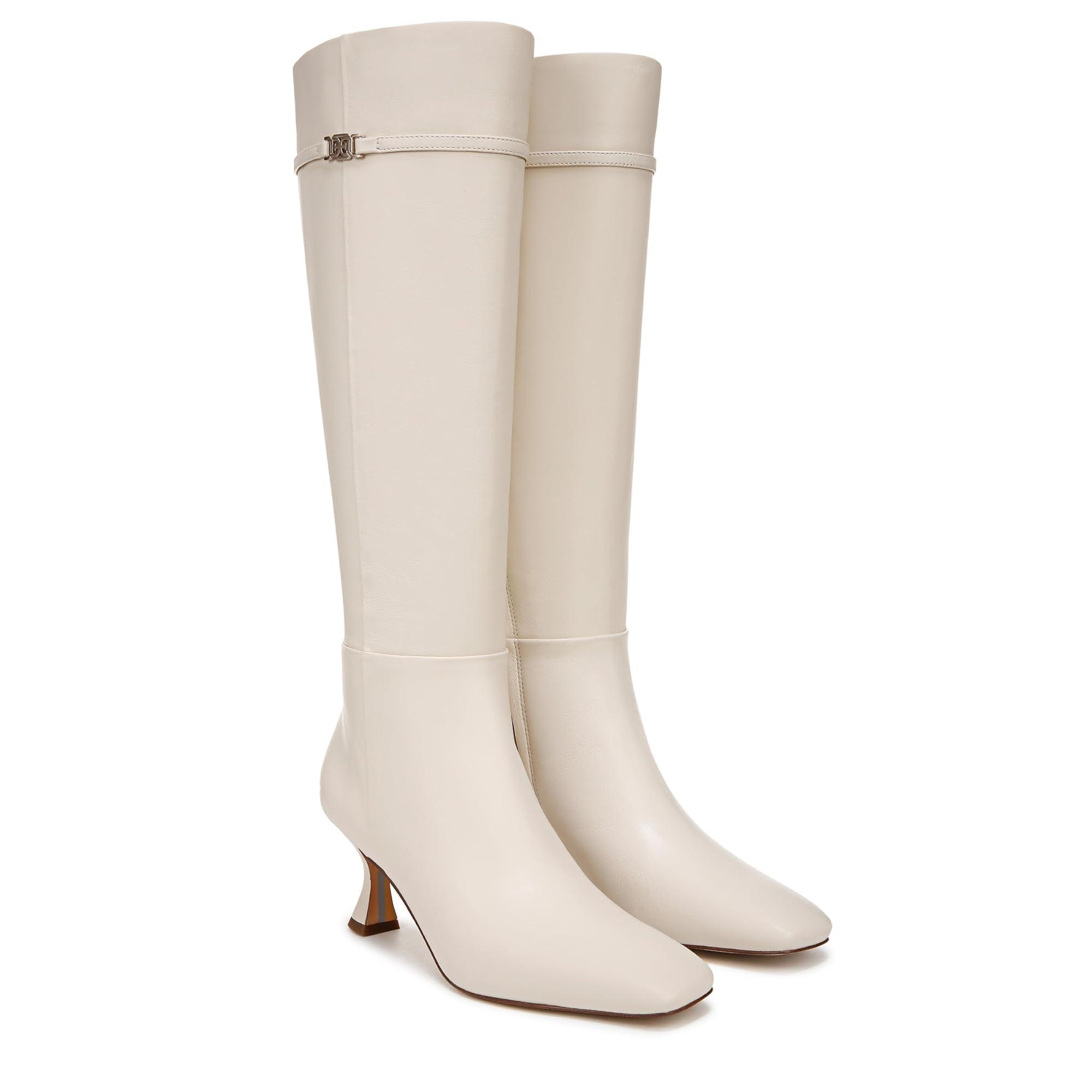 Sam Edelman Lyla Knee High Boot Modern Ivory Wide Calf 6.5 Medium in Natural Lyst