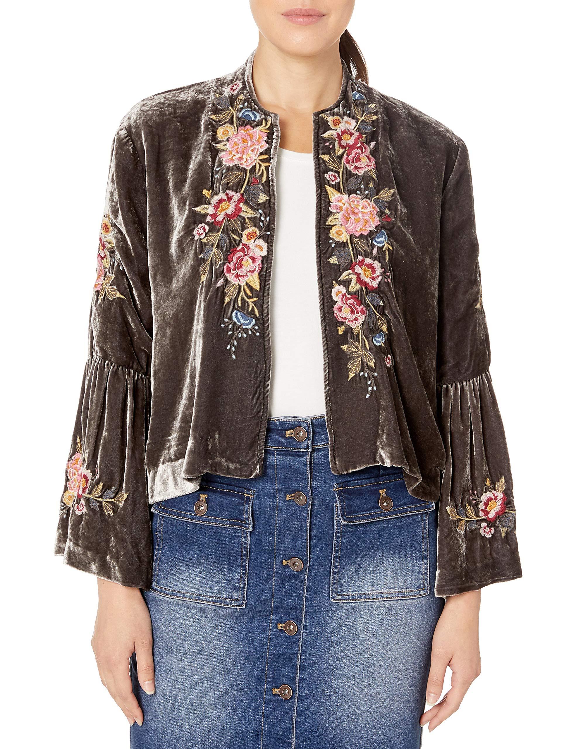 embroidered bolero jacket