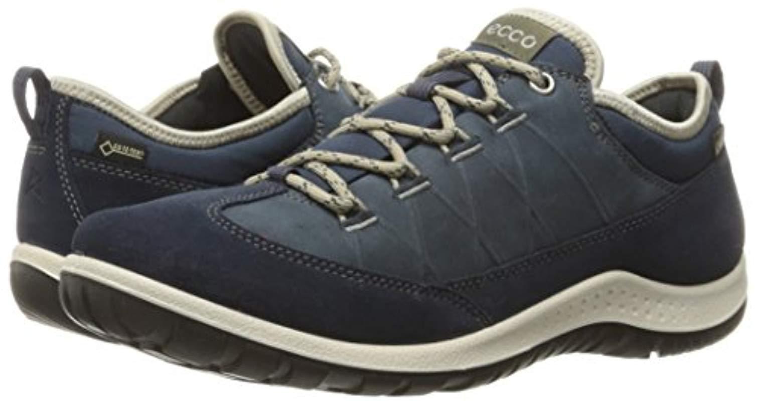Ecco Aspina Low Gore-tex-w Multisport Outdoor Shoes in Blue | Lyst
