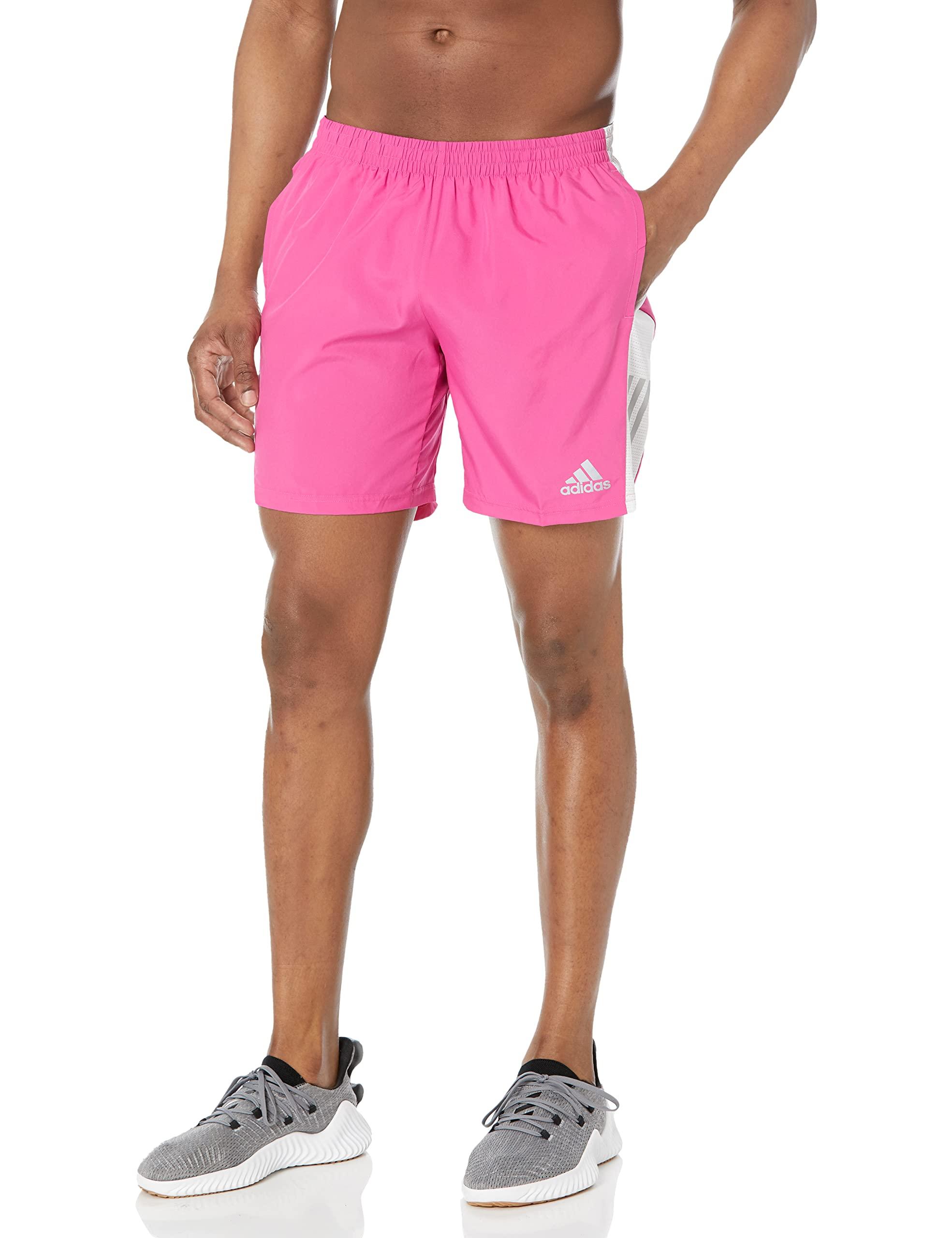 adidas Own The Run Shorts in Pink for Men | Lyst