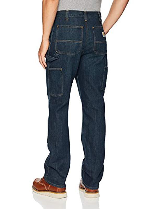 Carhartt Denim Relaxed Fit Holter Double Front Dungaree in Blue for Men ...