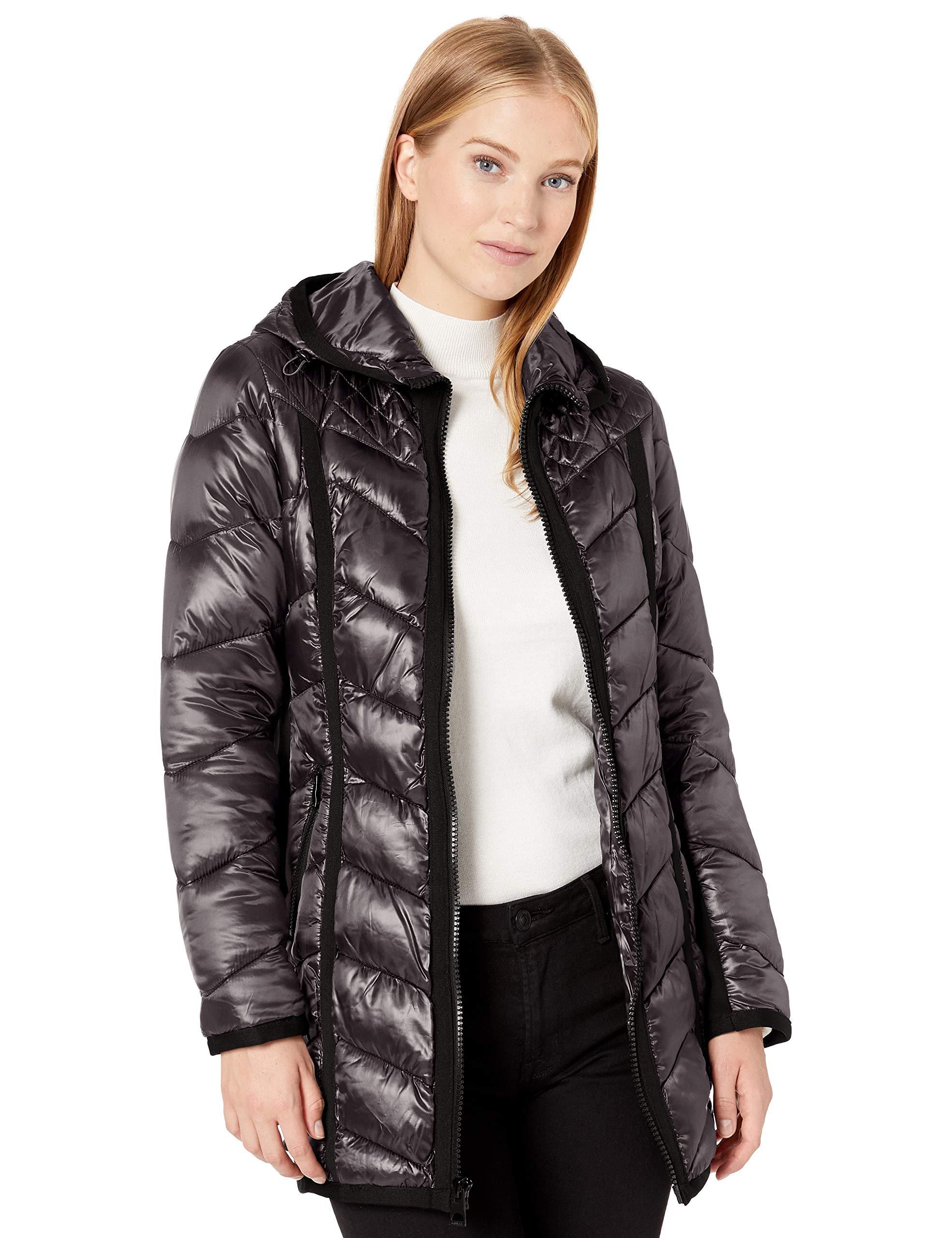 guess ladies puffer coats