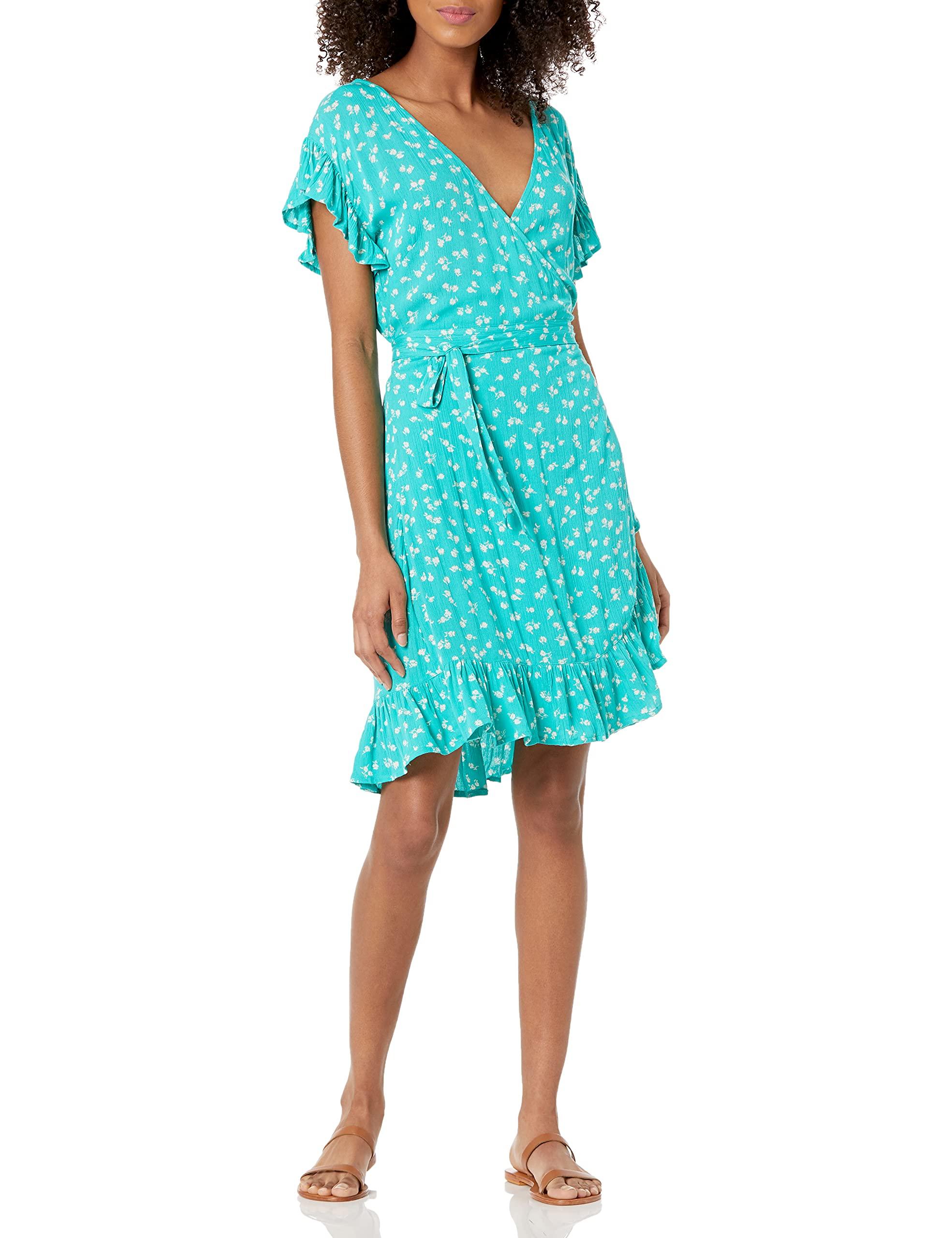 billabong wrap and roll mini dress