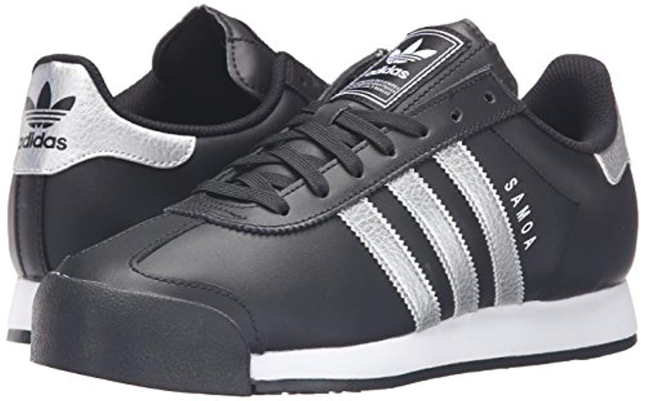 adidas Originals Samoa Retro Sneaker Running Shoe, Black/metallic  Silver/white, 9 M Us for Men - Lyst