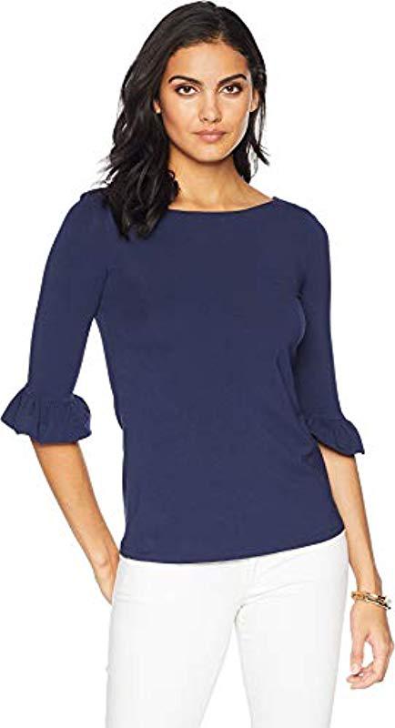 lilly pulitzer waverly ruffle top