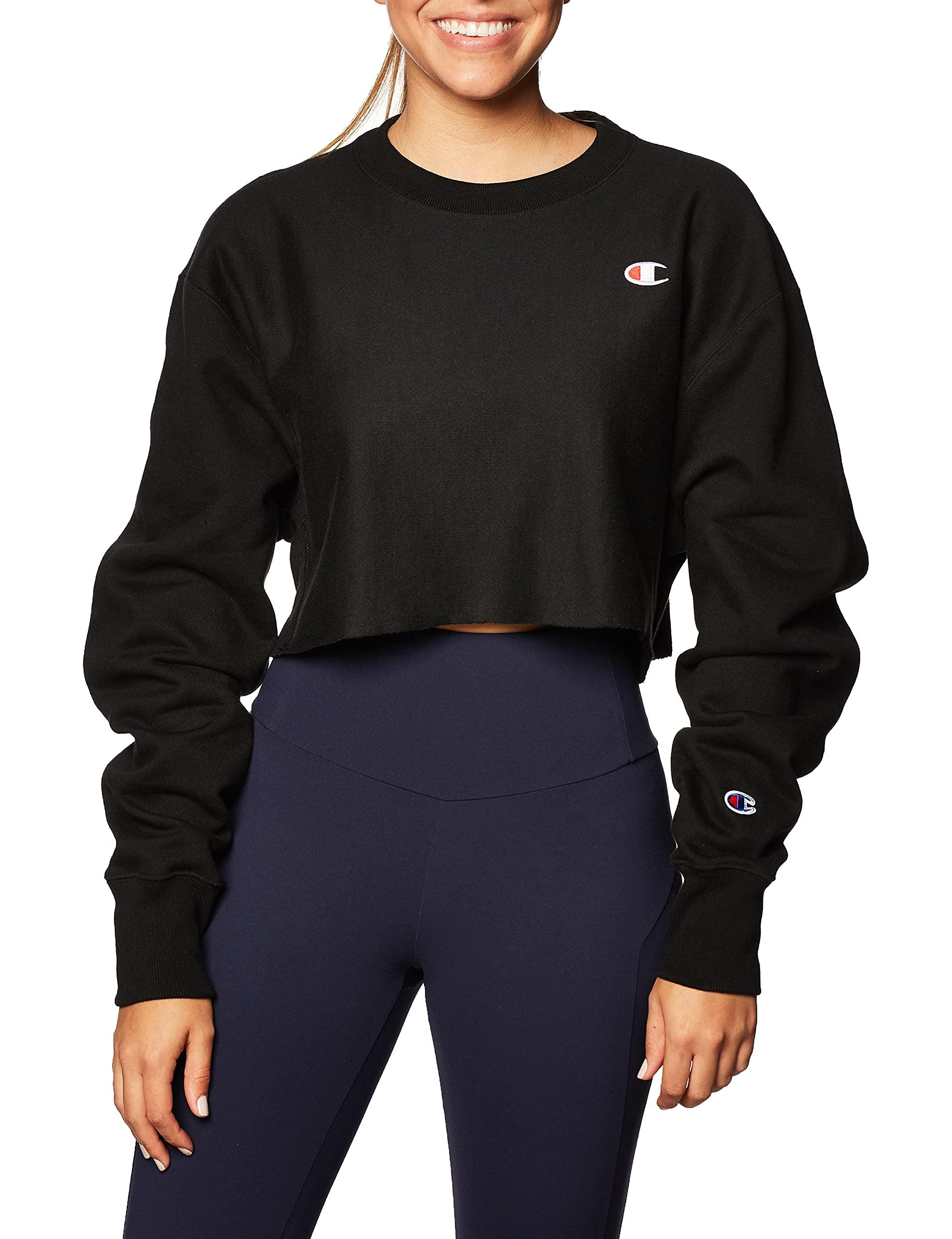 champion reverse weave cropped crew